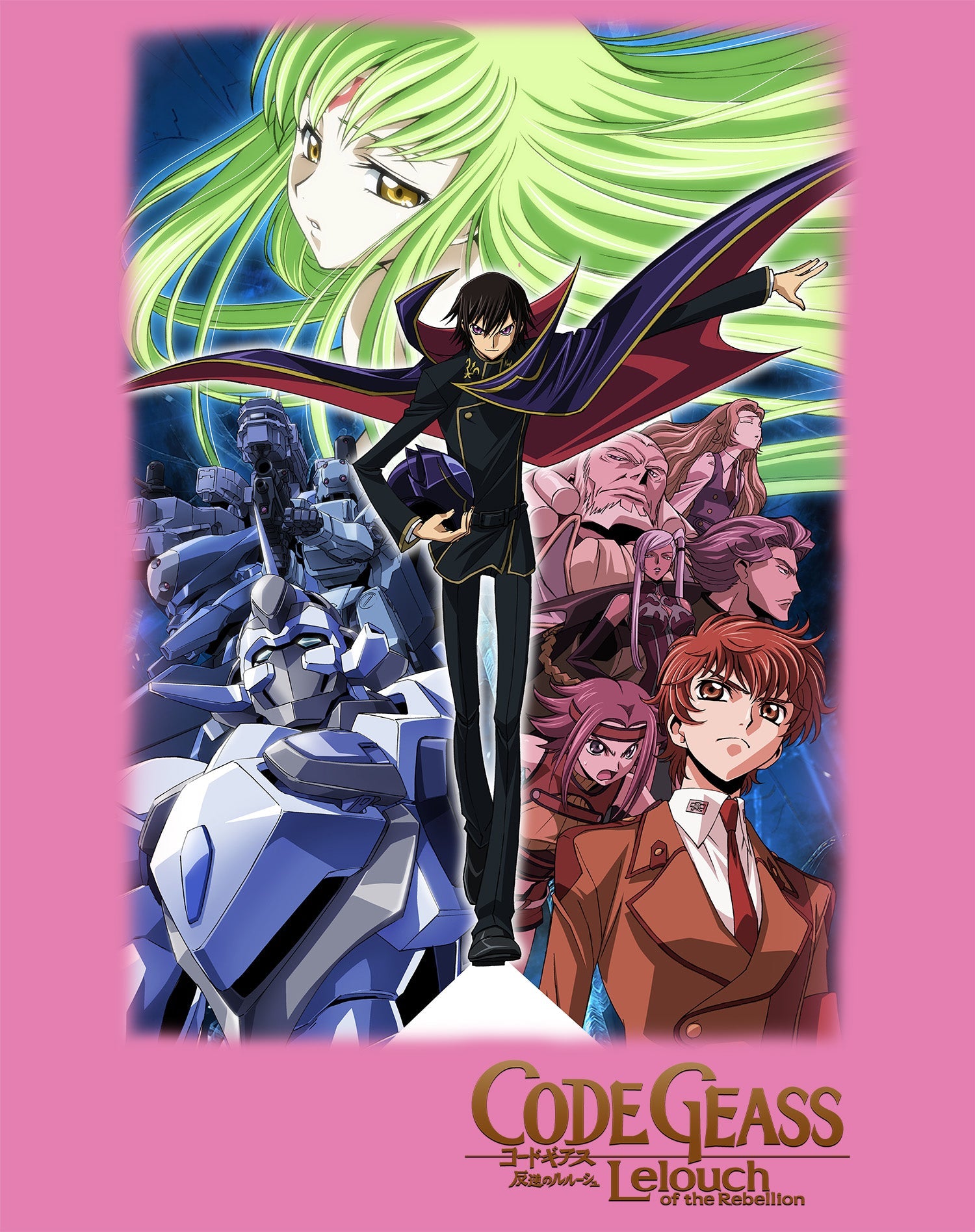 Code Geass Character Collage Official Men's T-shirt