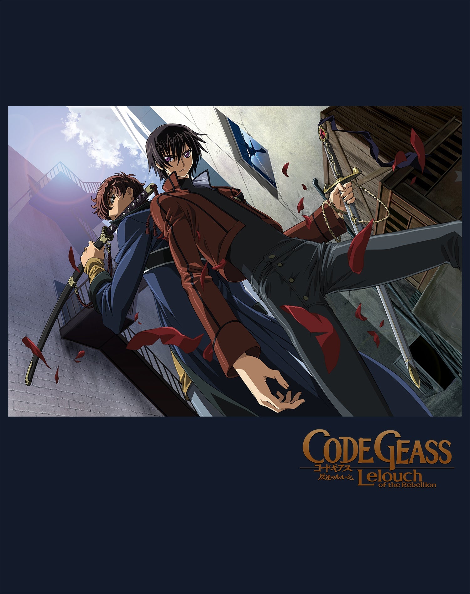 Code Geass Character Pose Official Men's T-shirt