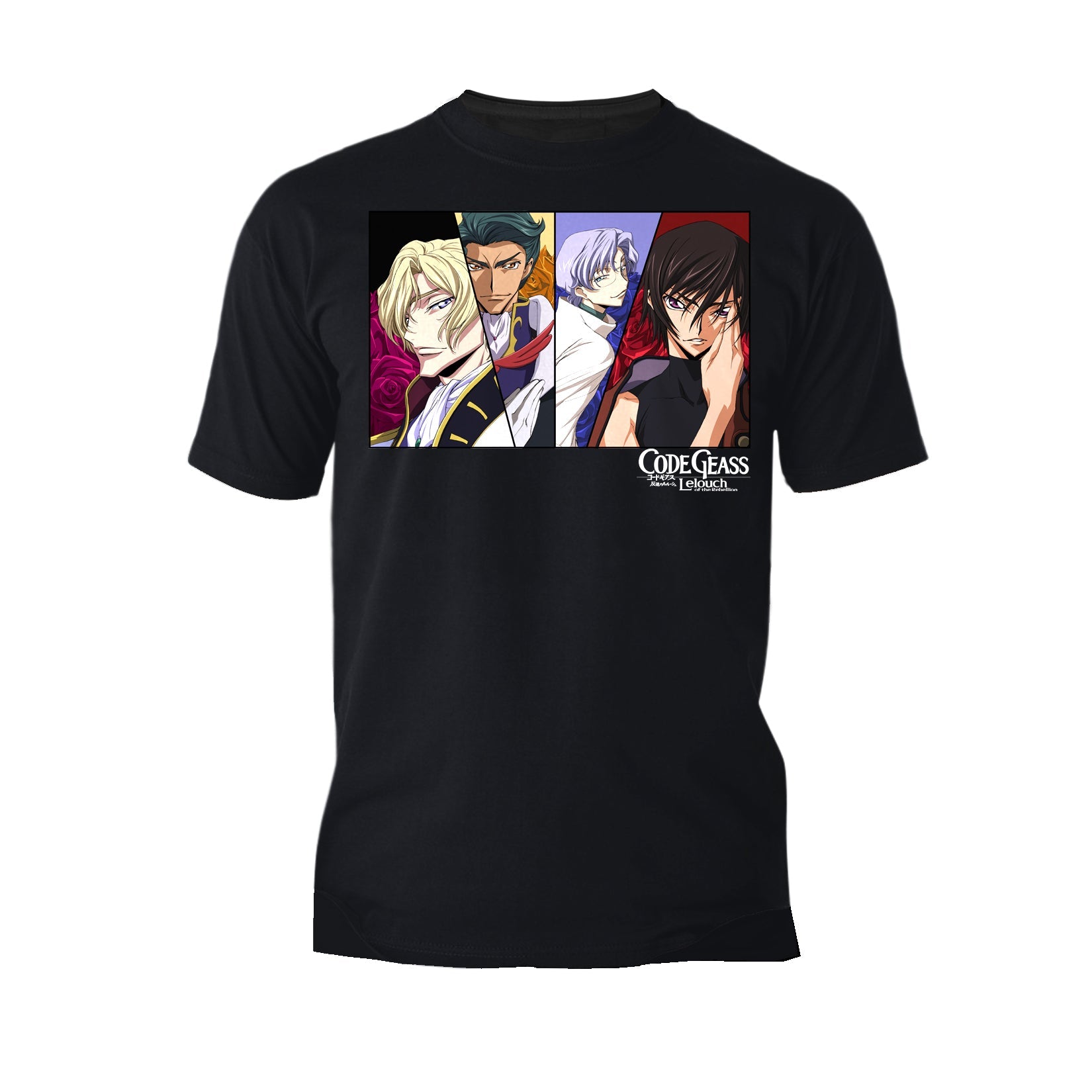 Code Geass Character Split Screen Official Men's T-shirt