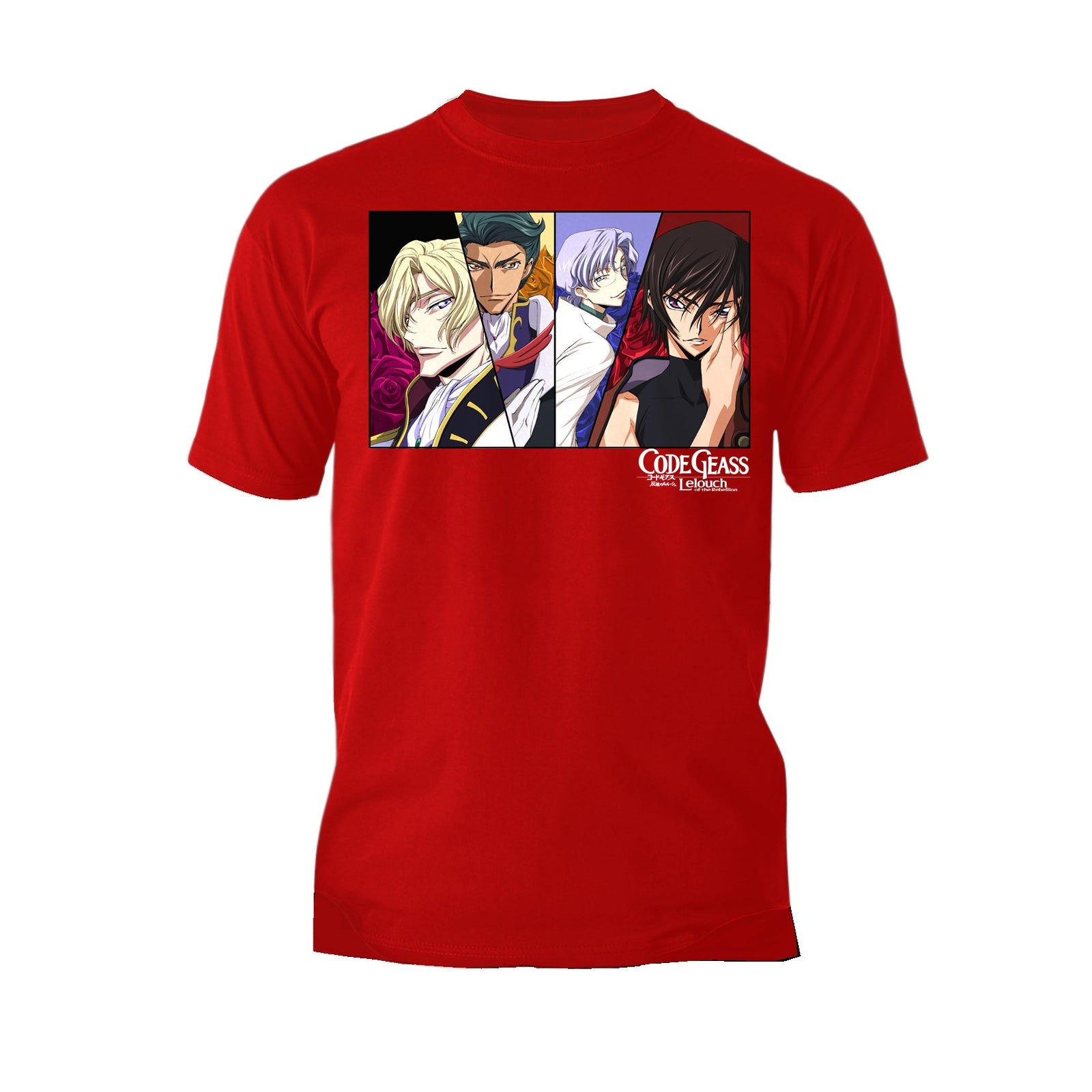 Code Geass Character Split Screen Official Men's T-shirt