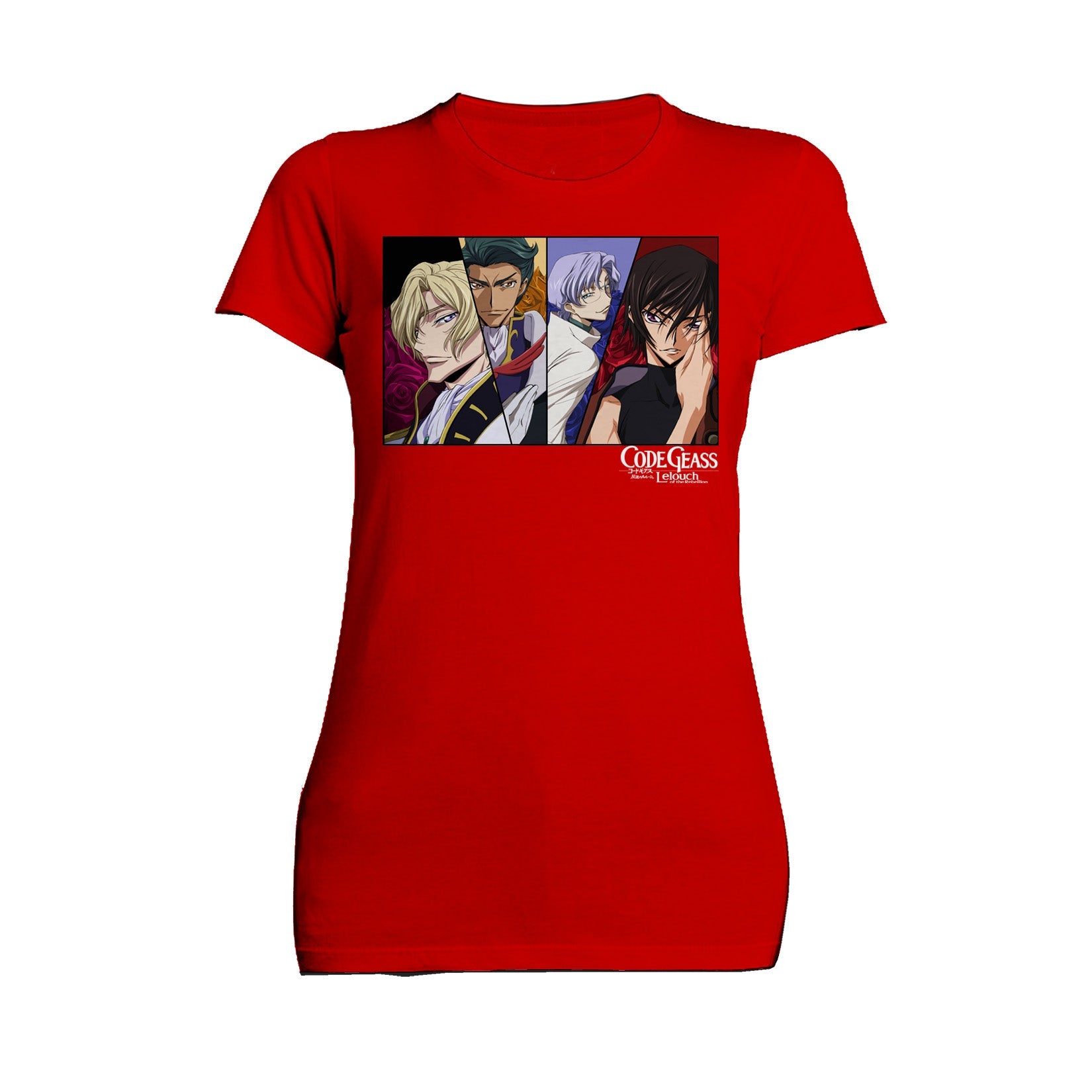 Code Geass Character Split Screen Official Women's T-shirt