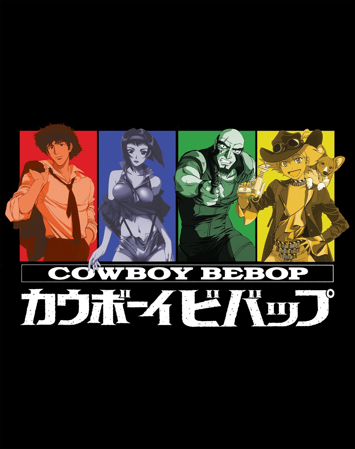 Cowboy Bebop Character Collage Official Men's T-shirt