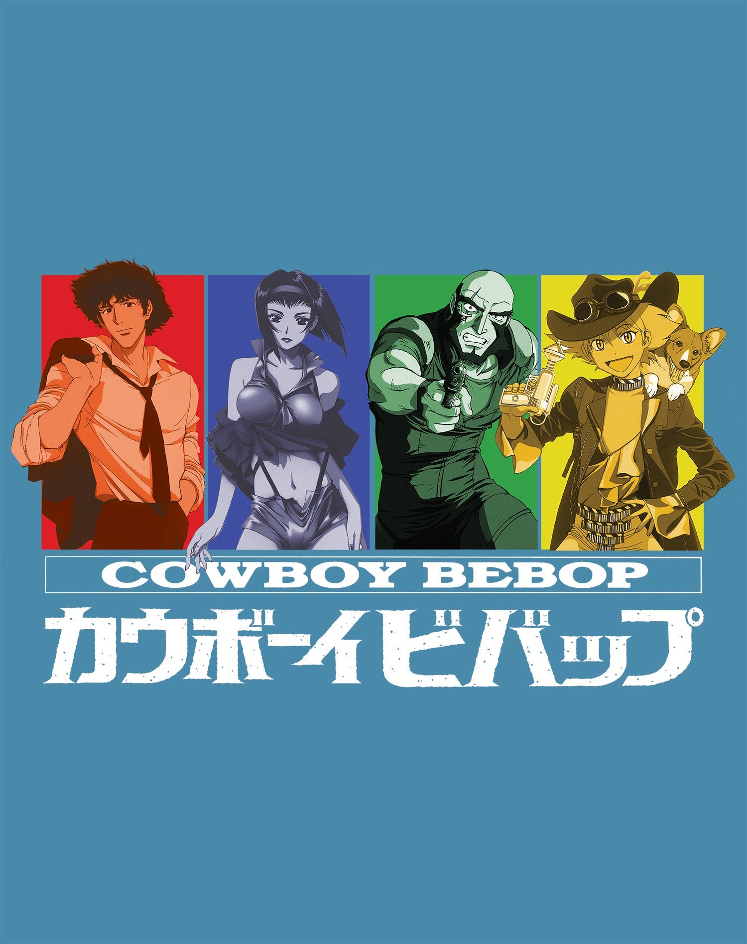 Cowboy Bebop Character Collage Official Men's T-shirt