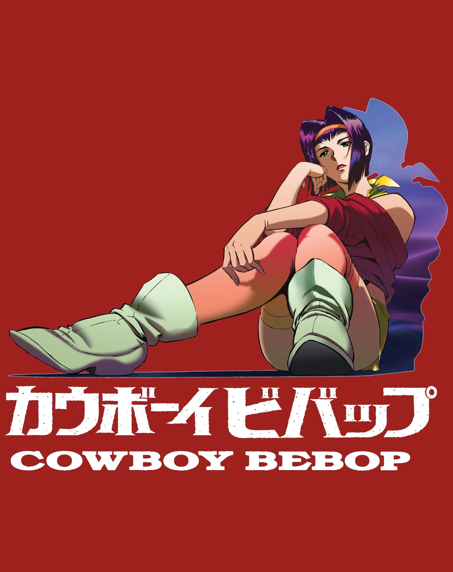 Cowboy Bebop Faye Valentine Cool Pose Official Men's T-shirt