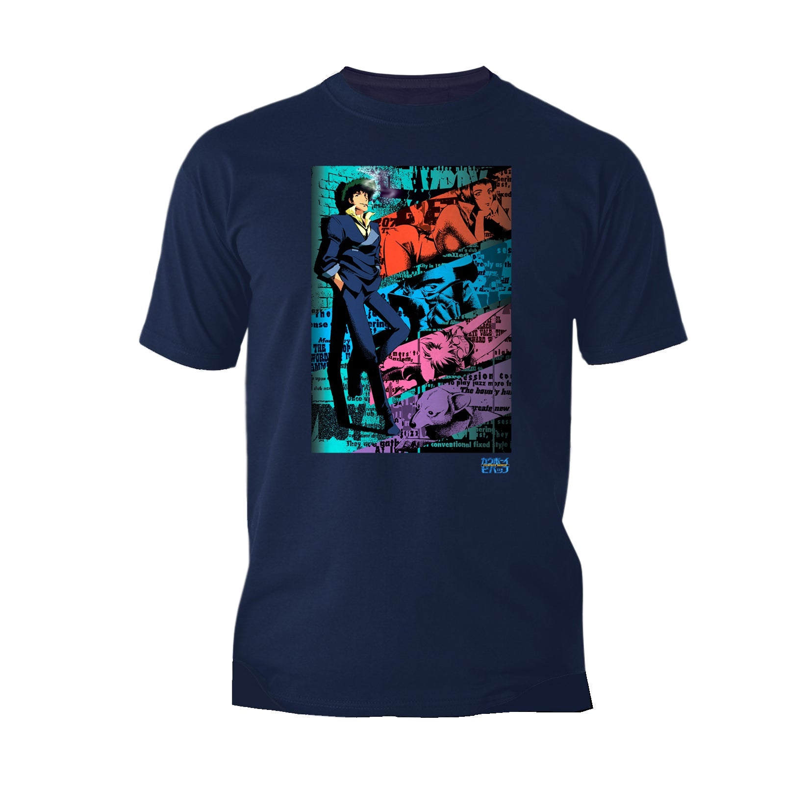 Cowboy Bebop Graffiti Pose Official Men's T-shirt