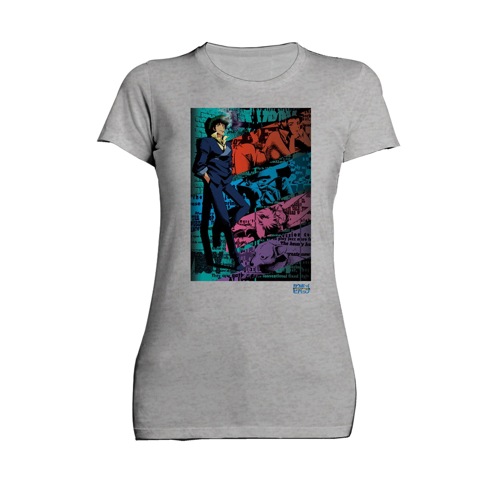 Cowboy Bebop Graffiti Pose Official Women's T-shirt