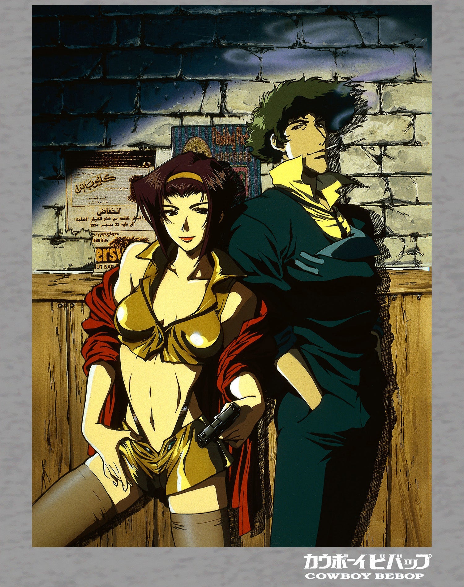 Cowboy Bebop Wall Pose Official Men's T-shirt