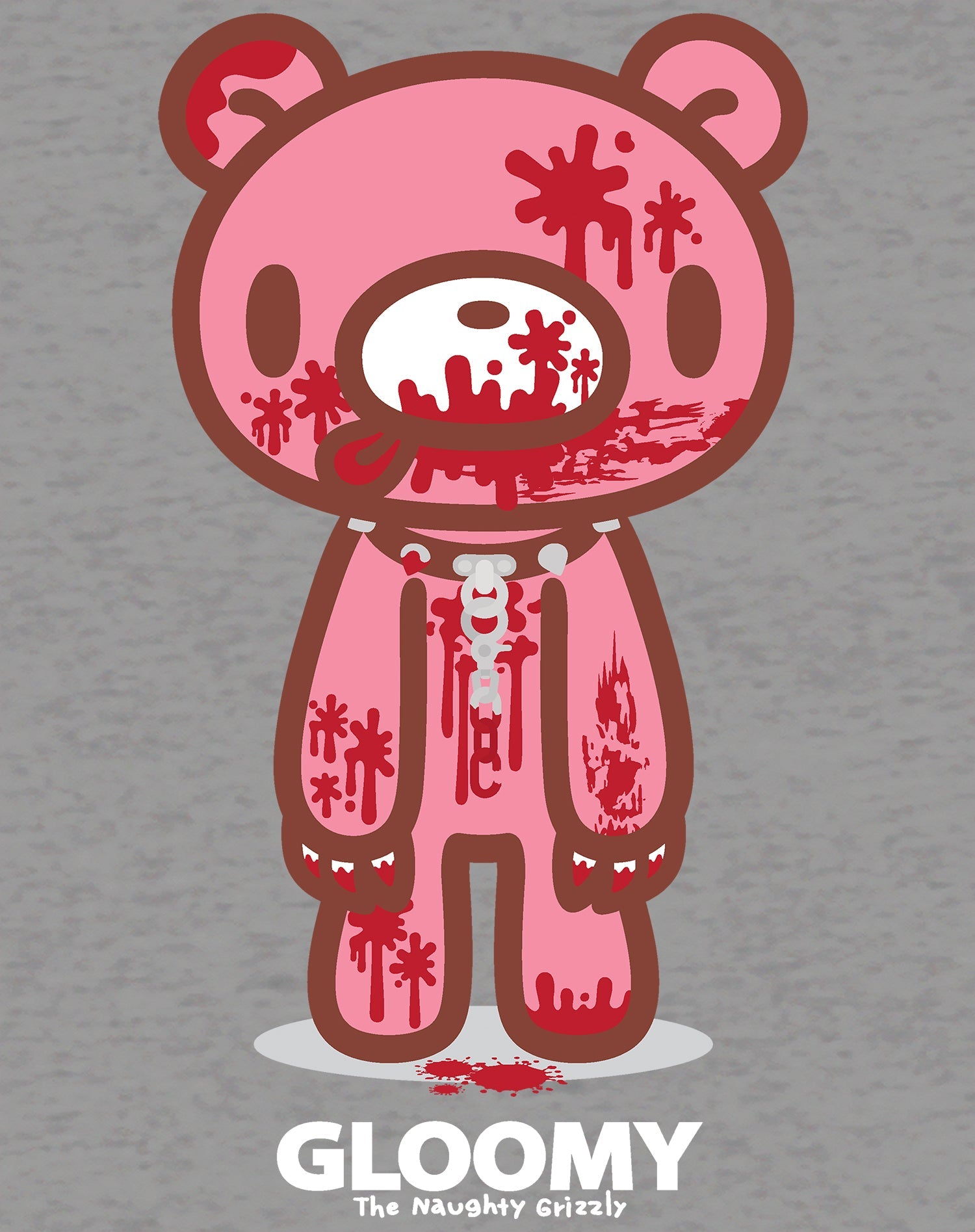 Gloomy Bear Naughty Grizzly Official Men's T-shirt