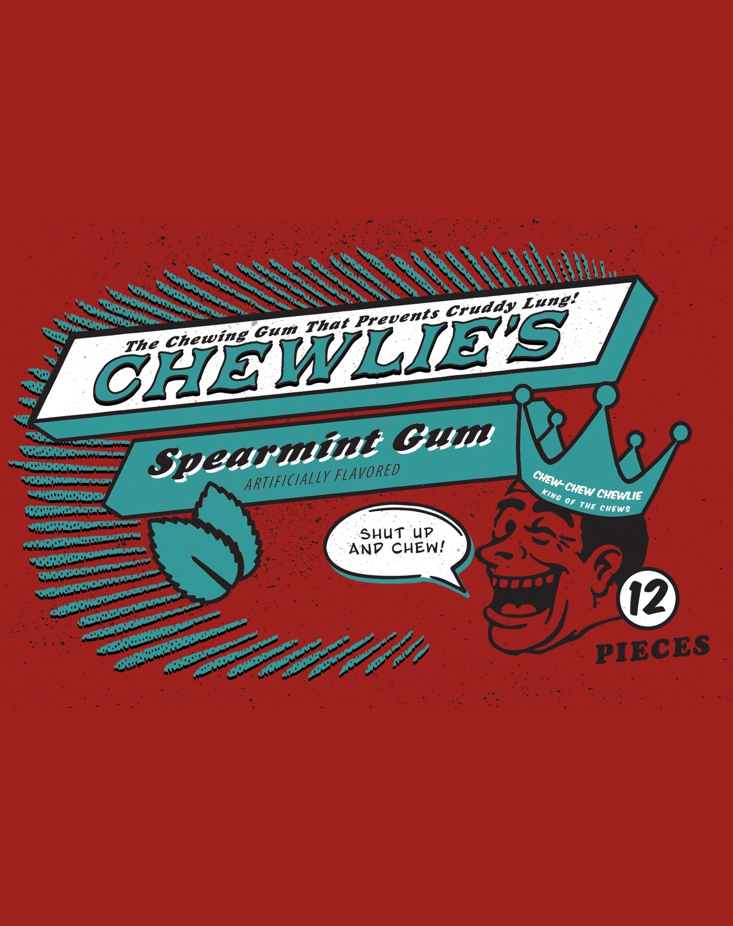 Kevin Smith Clerks 3 Chewlie's Spearmint Gum Vintage Logo Official Women's T-Shirt
