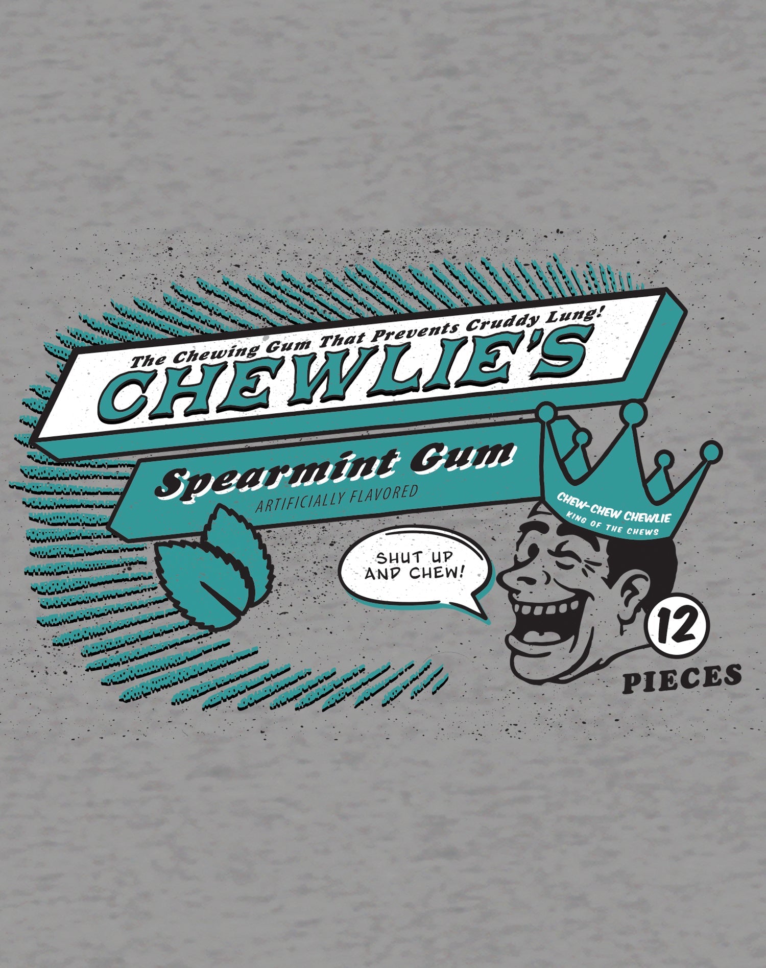 Kevin Smith Clerks 3 Chewlie's Spearmint Gum Vintage Logo Official Sweatshirt