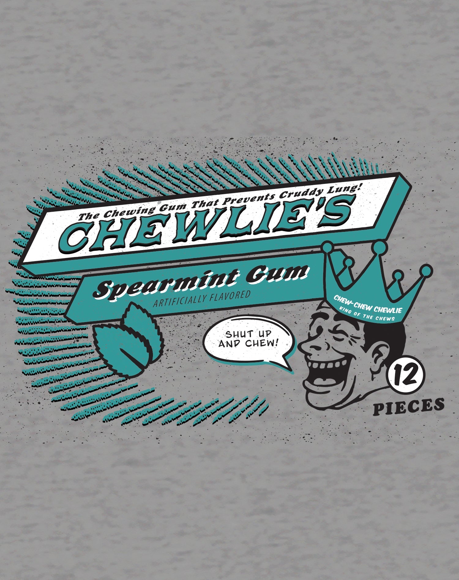 Kevin Smith Clerks 3 Chewlie's Spearmint Gum Vintage Logo Official Women's T-Shirt