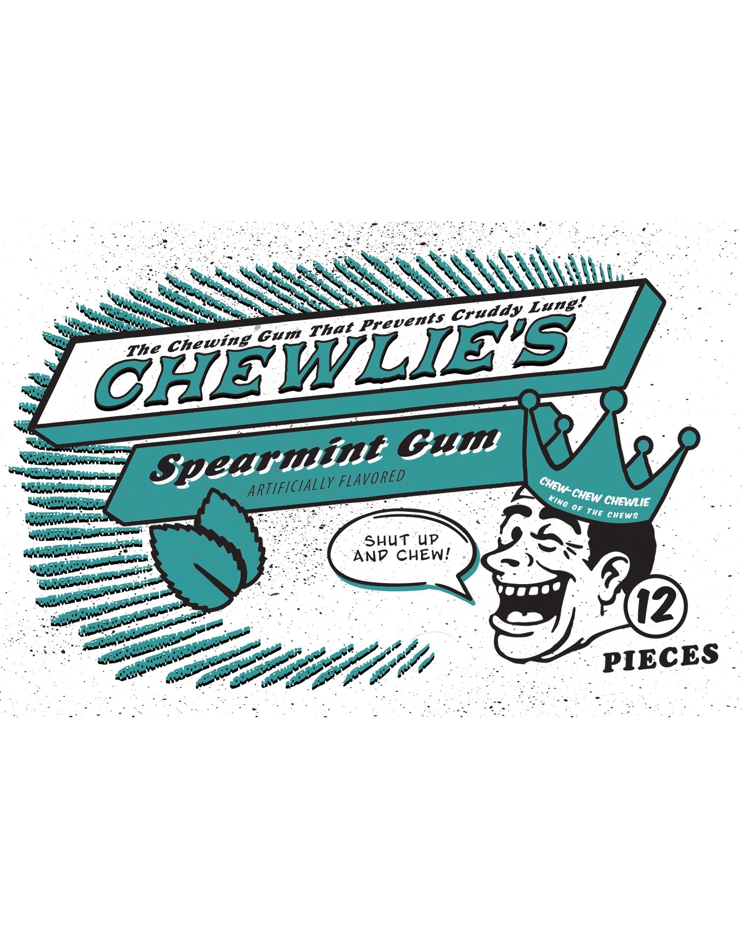 Kevin Smith Clerks 3 Chewlie's Spearmint Gum Vintage Logo Official Women's T-Shirt