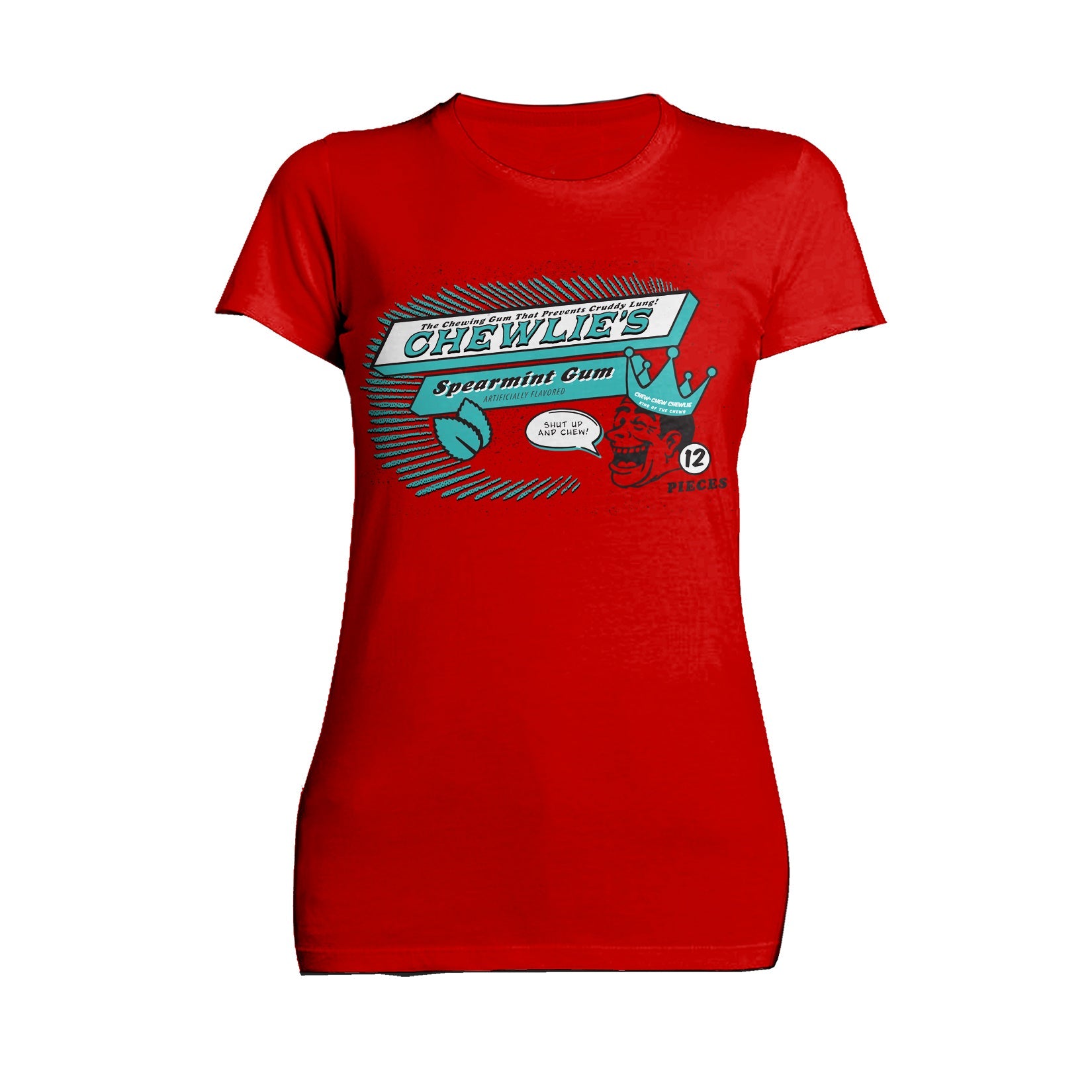 Kevin Smith Clerks 3 Chewlie's Spearmint Gum Vintage Logo Official Women's T-Shirt
