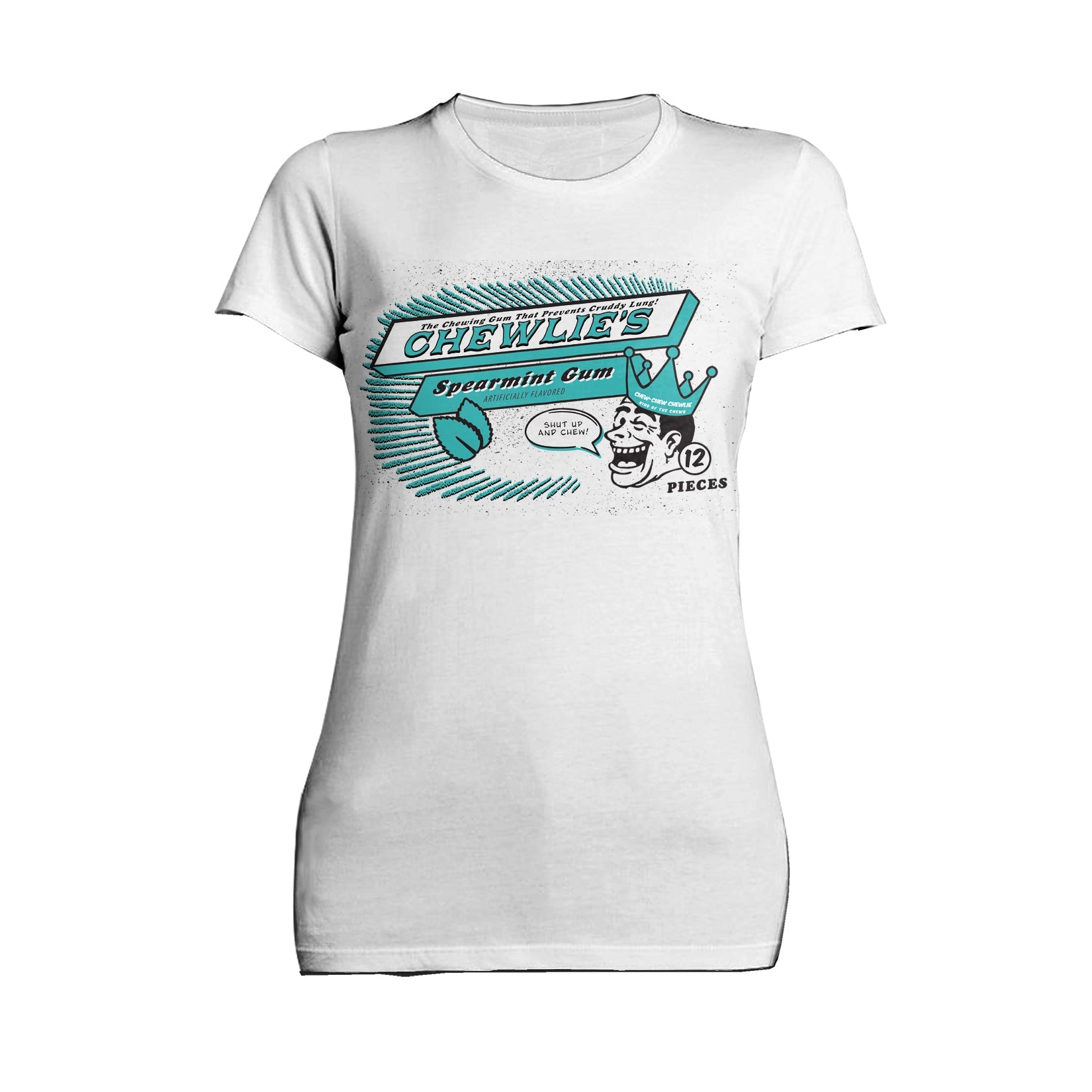 Kevin Smith Clerks 3 Chewlie's Spearmint Gum Vintage Logo Official Women's T-Shirt