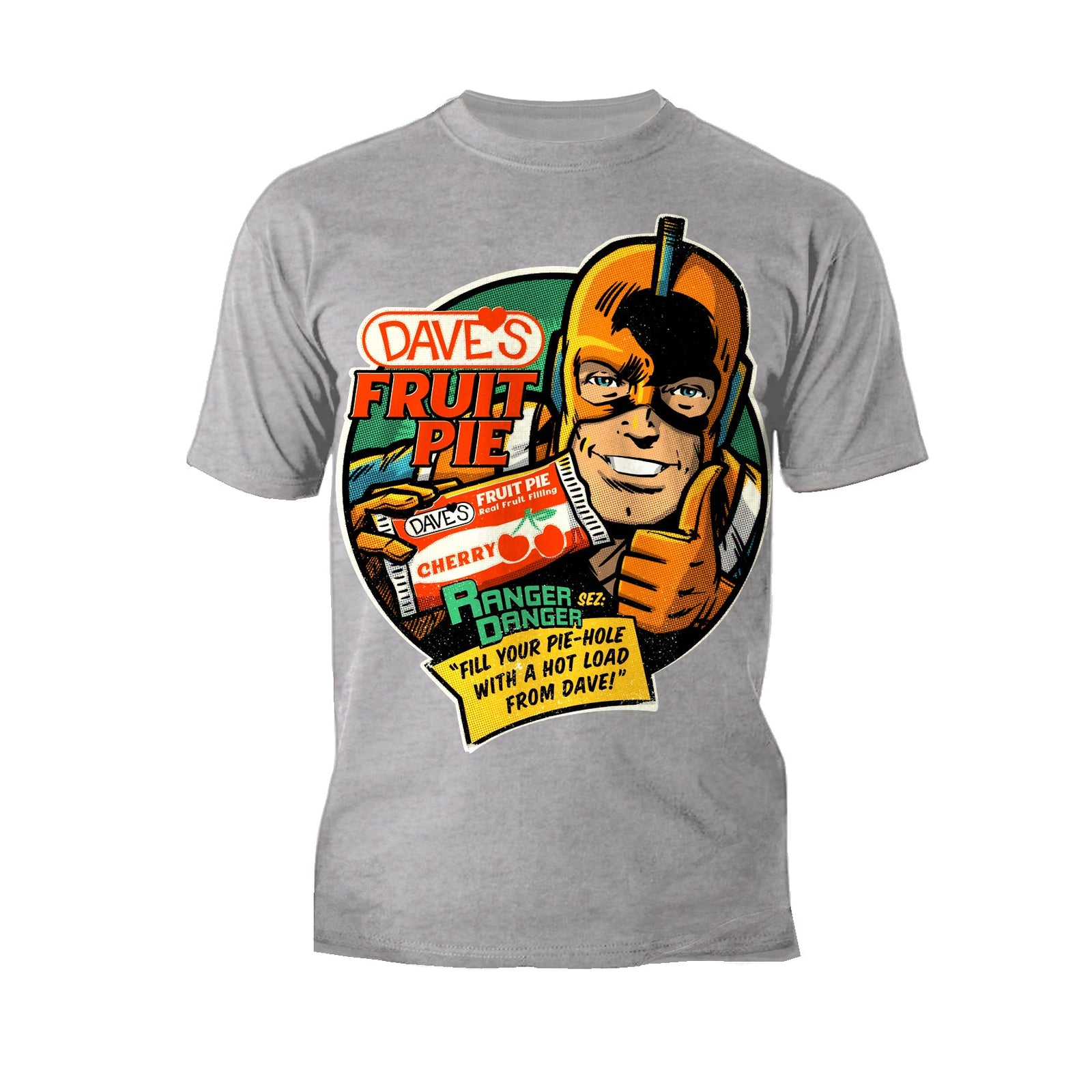 Kevin Smith Clerks 3 Dave's Fruit Pie Ranger Danger Vintage Logo Official Men's T-Shirt