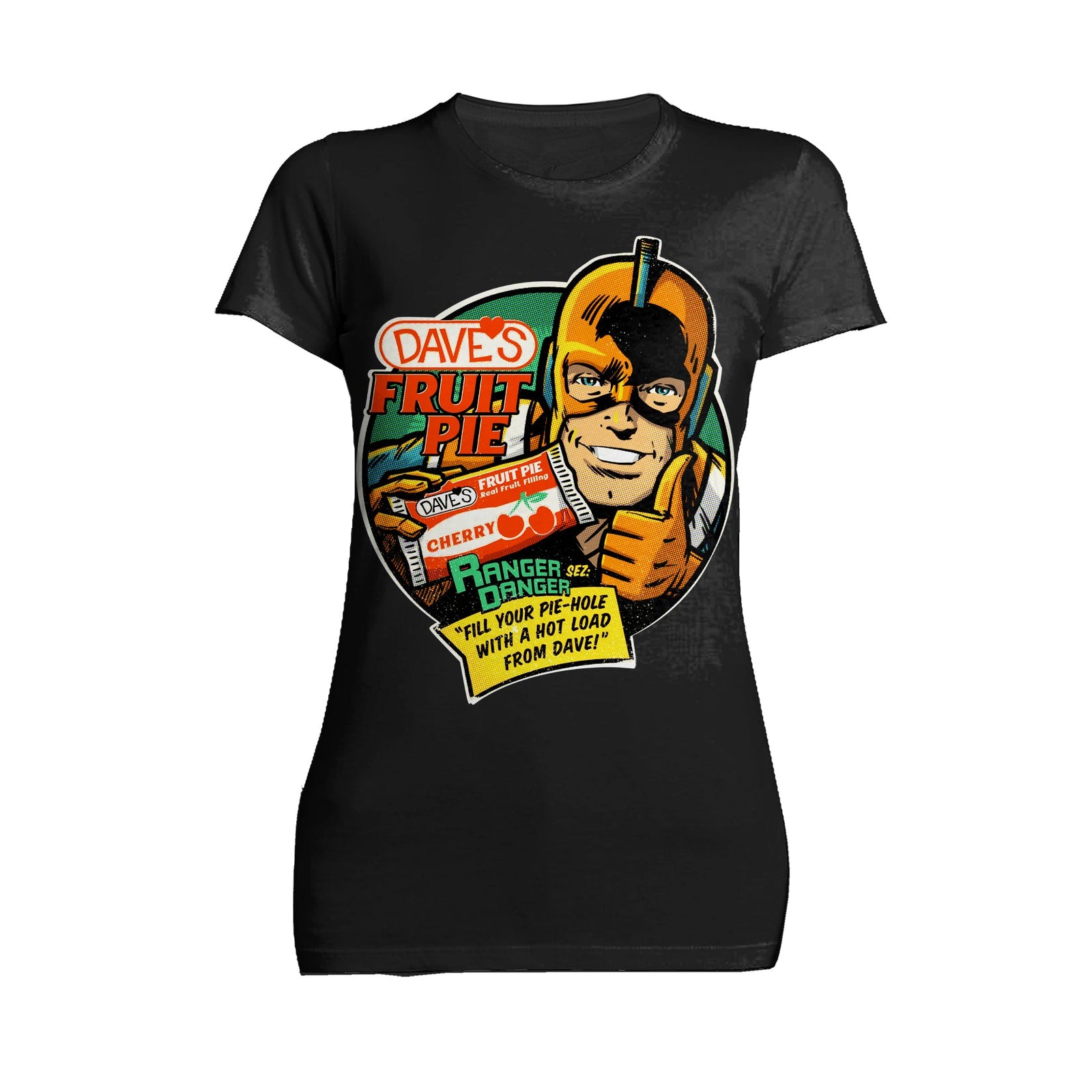 Kevin Smith Clerks 3 Dave's Fruit Pie Ranger Danger Vintage Logo Official Women's T-Shirt