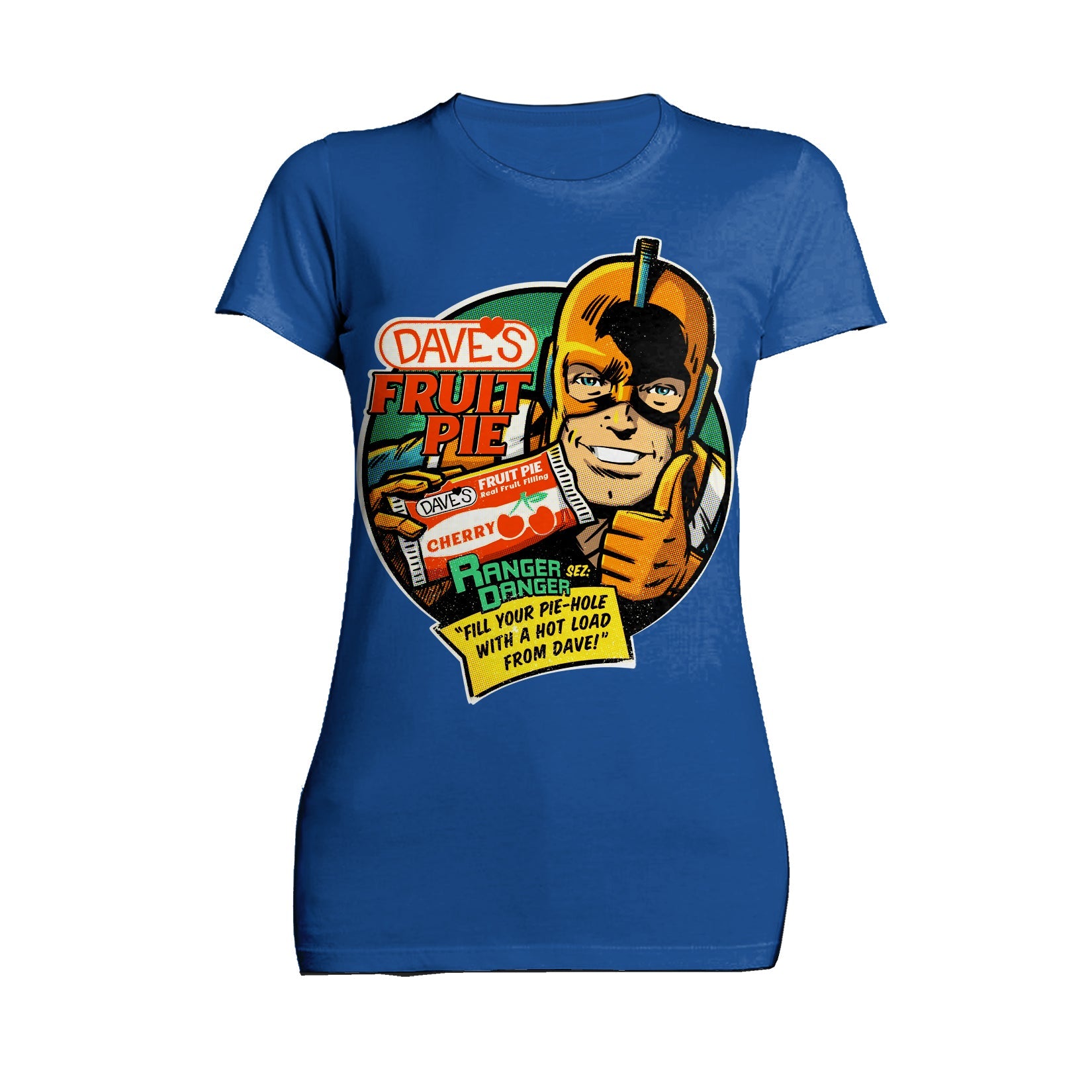 Kevin Smith Clerks 3 Dave's Fruit Pie Ranger Danger Vintage Logo Official Women's T-Shirt