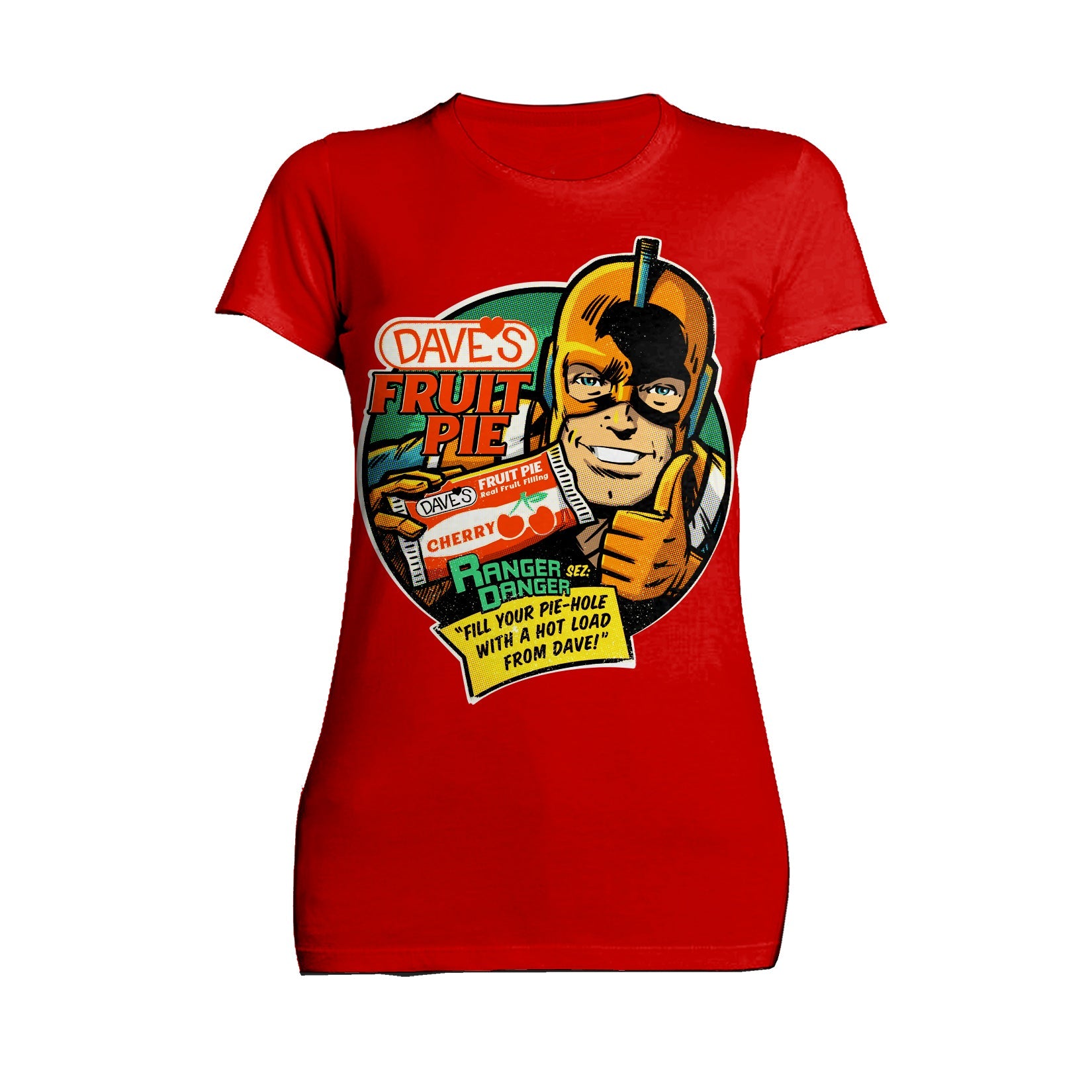 Kevin Smith Clerks 3 Dave's Fruit Pie Ranger Danger Vintage Logo Official Women's T-Shirt