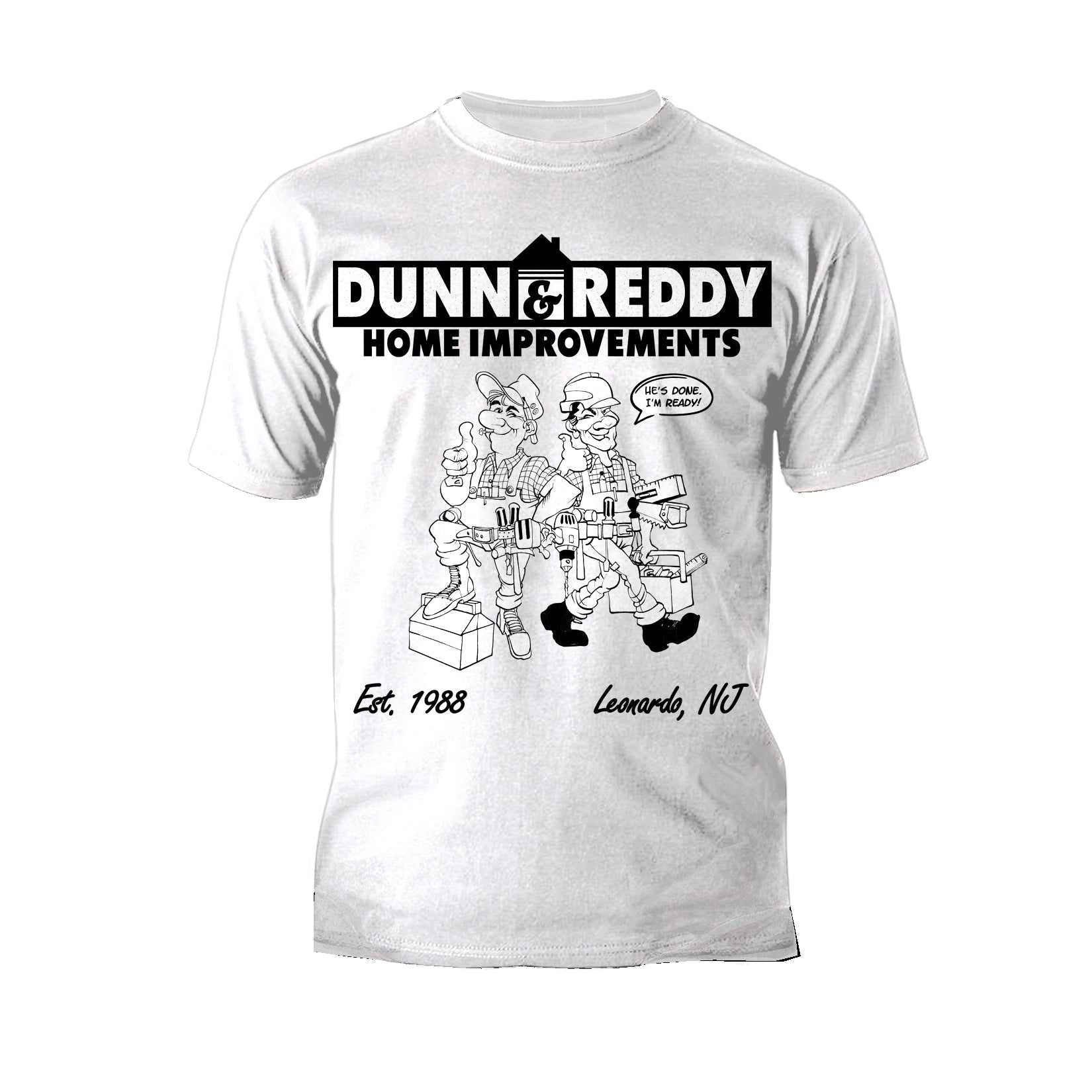 Kevin Smith Clerks 3 Dunn & Ready Roofing Splash Official Men's T-Shirt