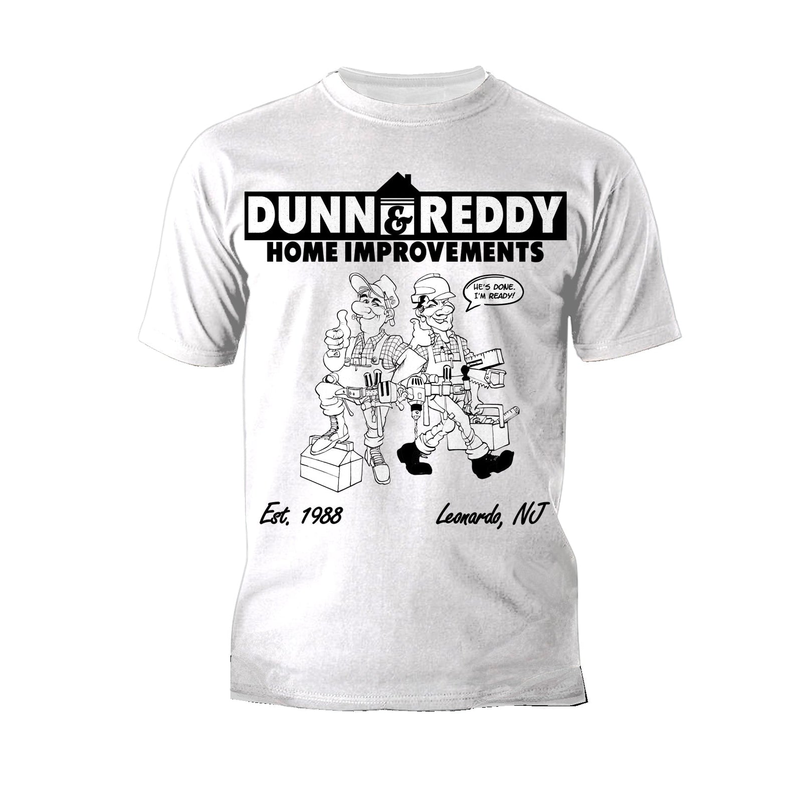 Kevin Smith Clerks 3 Dunn & Ready Roofing Splash Official Men's T-Shirt