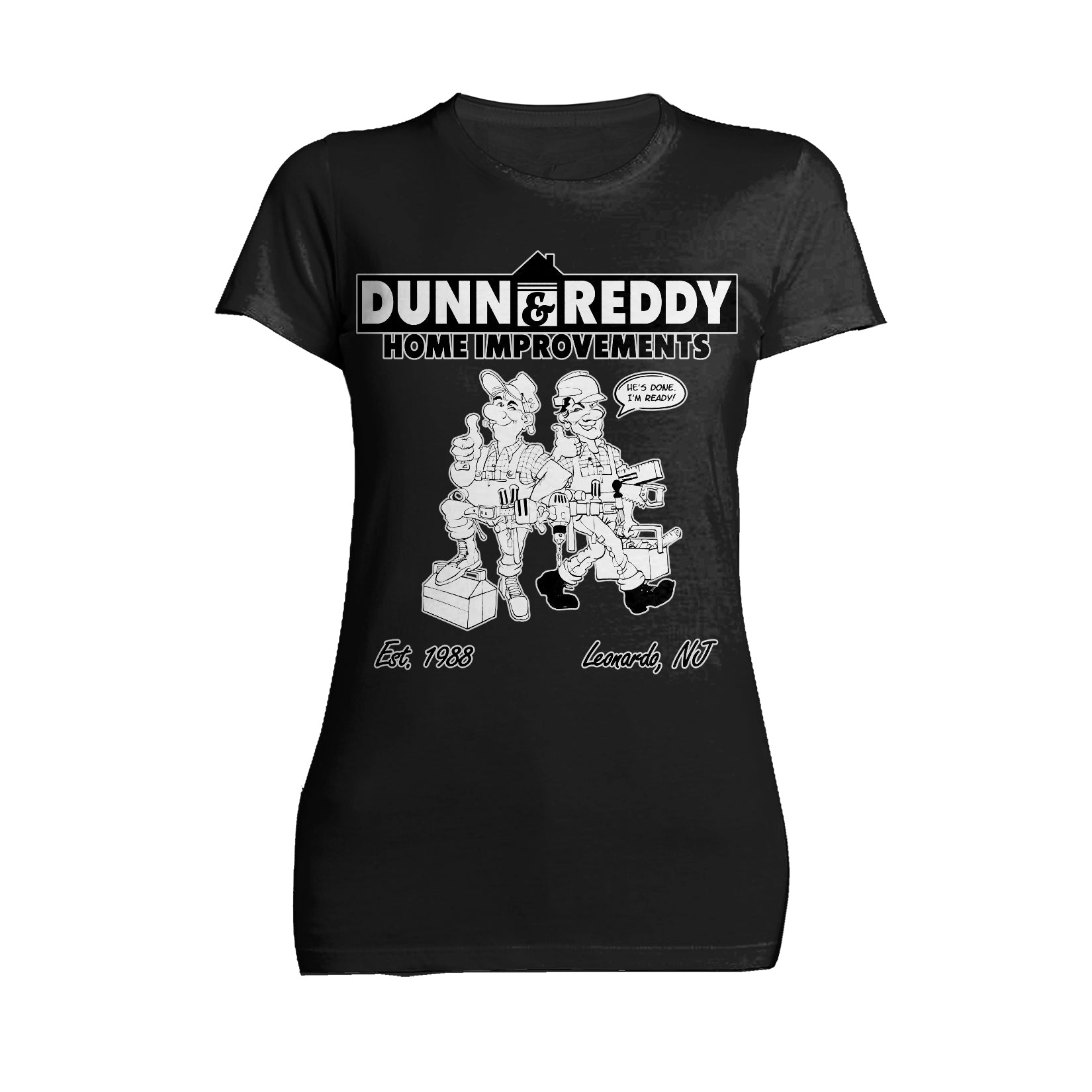 Kevin Smith Clerks 3 Dunn & Ready Roofing Splash Official Women's T-Shirt