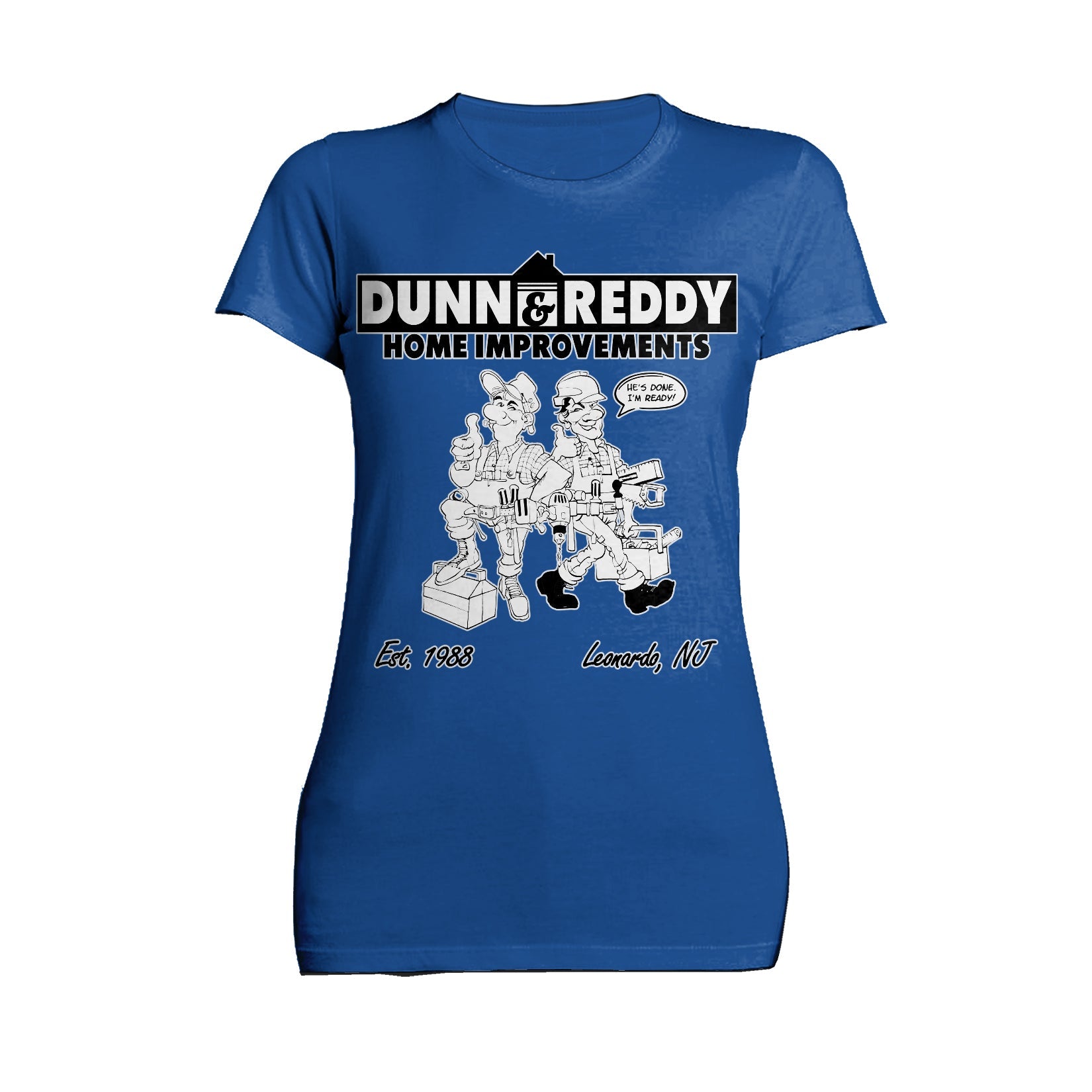 Kevin Smith Clerks 3 Dunn & Ready Roofing Splash Official Women's T-Shirt