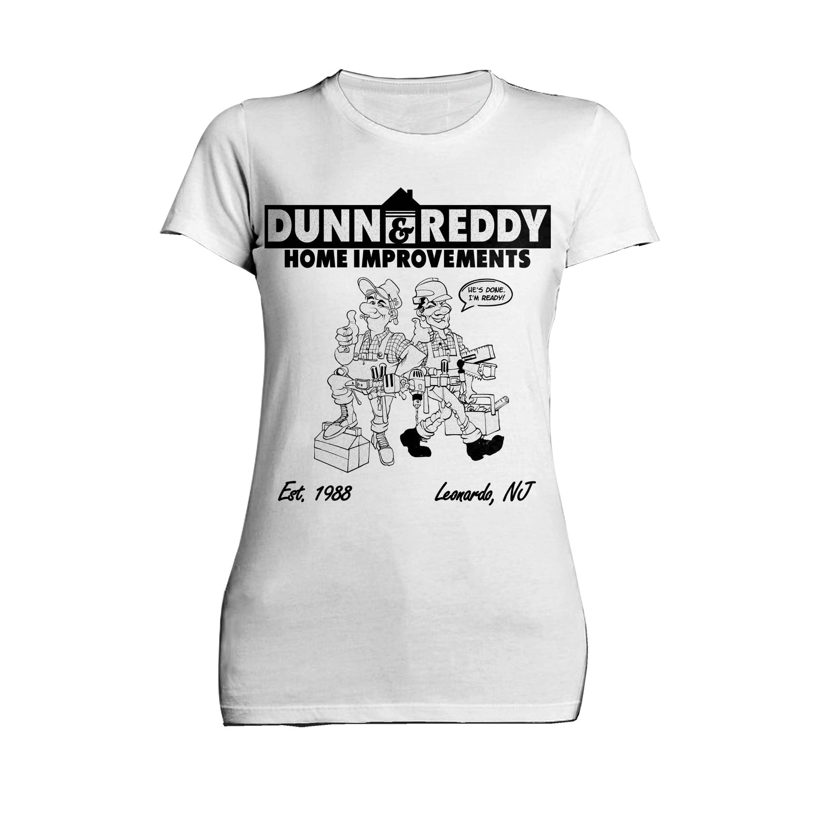 Kevin Smith Clerks 3 Dunn & Ready Roofing Splash Official Women's T-Shirt