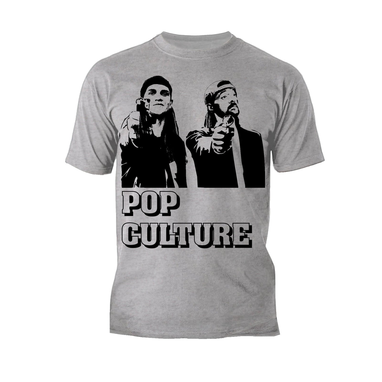 Kevin Smith Jay & Silent Bob Pop Culture Fiction Remix Official Men's T-Shirt