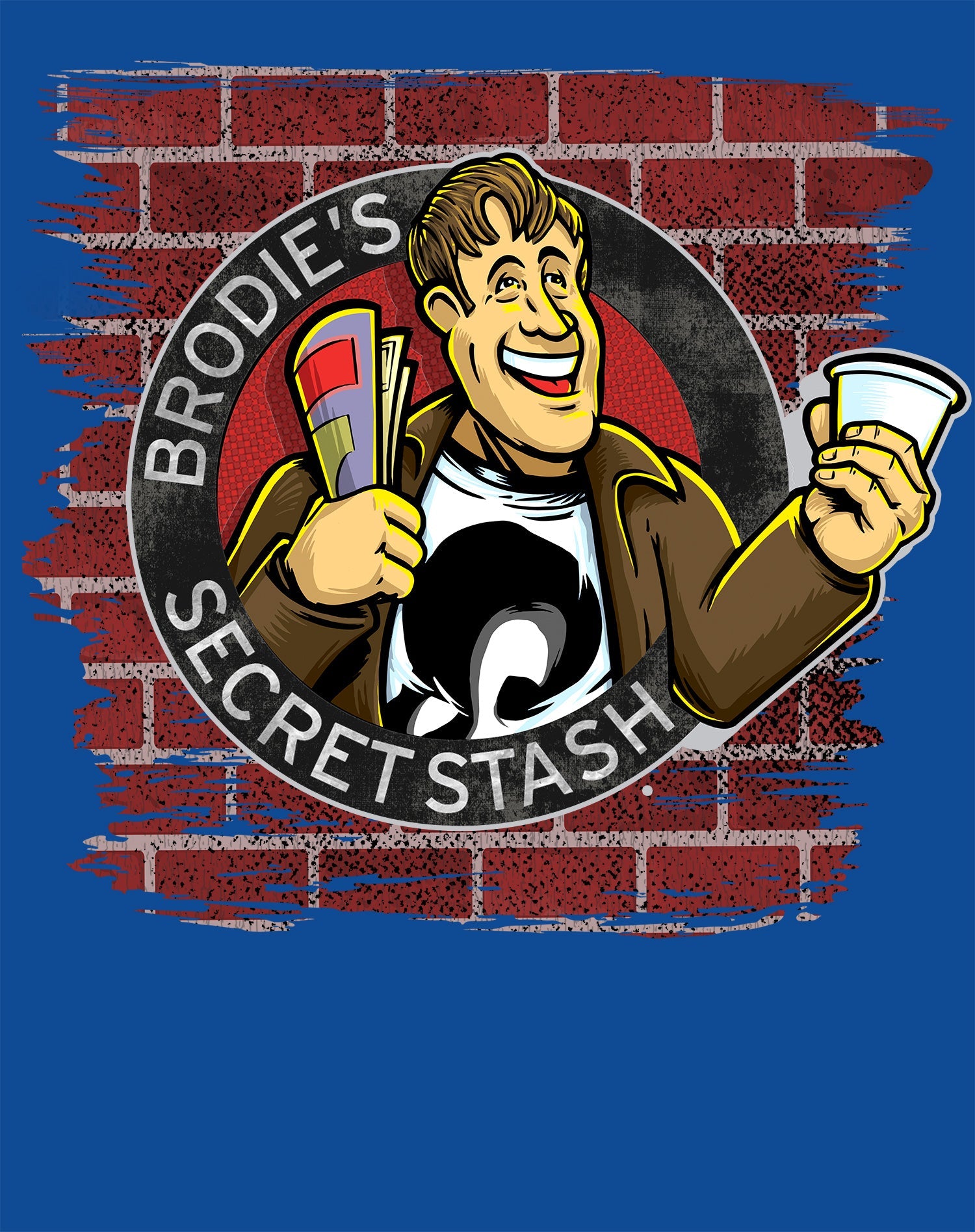 Kevin Smith Jay & Silent Bob Reboot Brodie's Secret Stash Store Logo Wall Official Women's T-Shirt