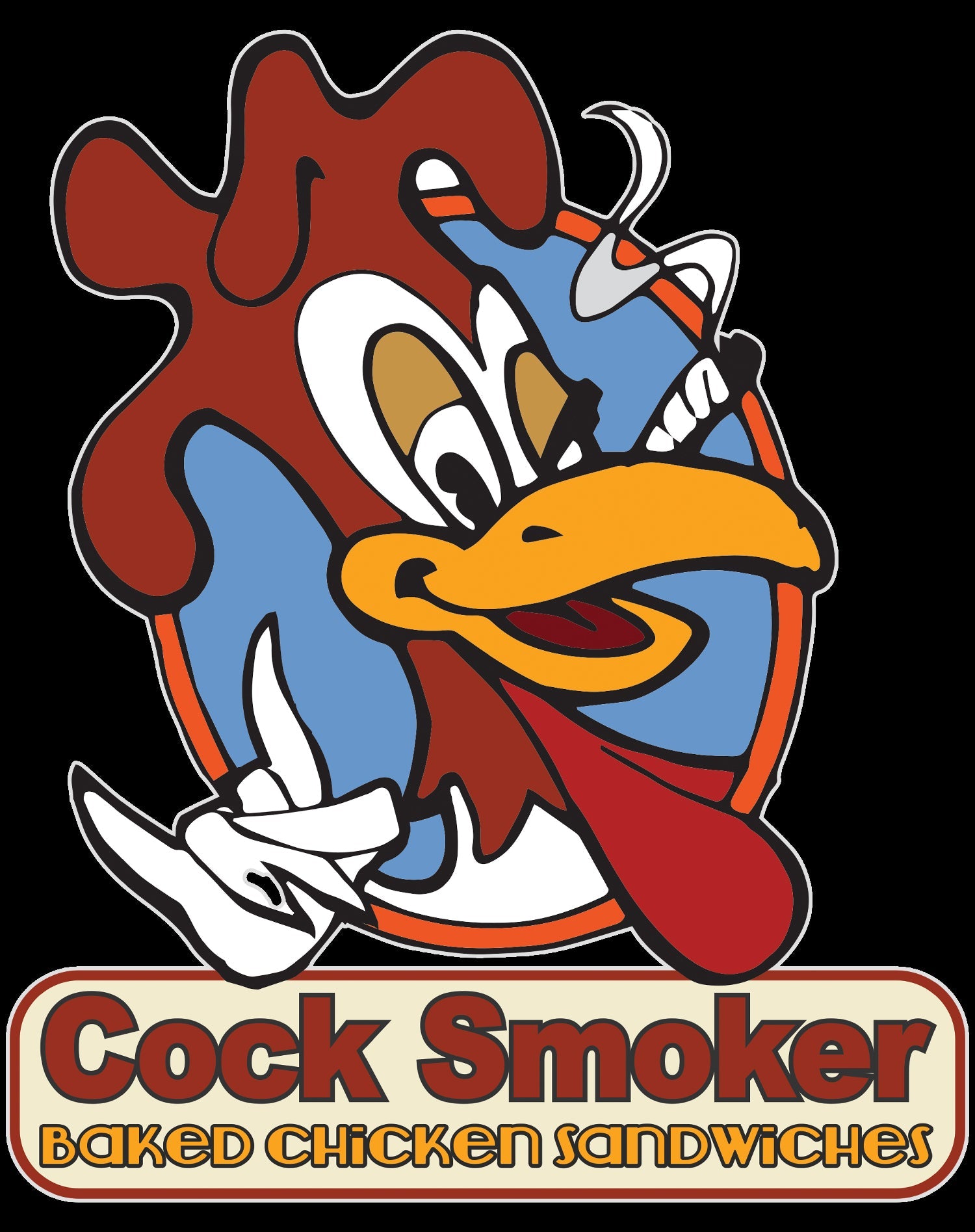 Kevin Smith Jay & Silent Bob Reboot Cock Smoker Baked Chicken  Sandwiches Logo Official Women's T-Shirt