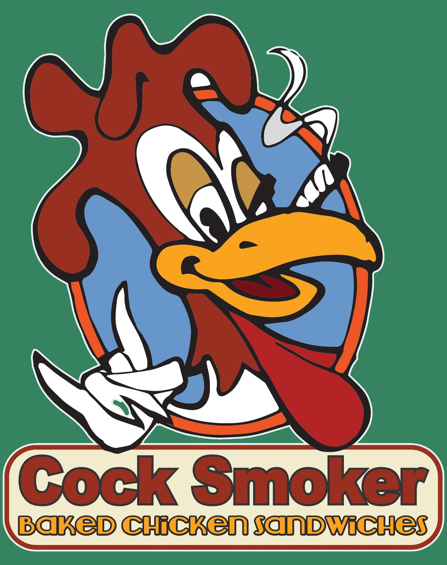 Kevin Smith Jay & Silent Bob Reboot Cock Smoker Baked Chicken  Sandwiches Logo Official Women's T-Shirt