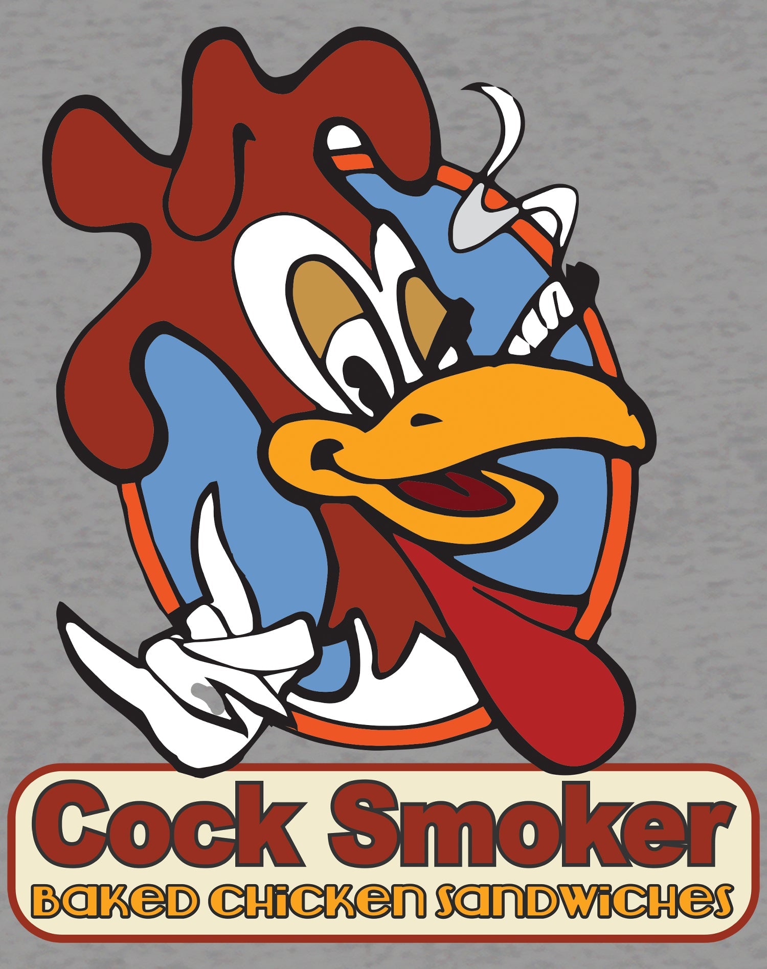 Kevin Smith Jay & Silent Bob Reboot Cock Smoker Baked Chicken  Sandwiches Logo Official Women's T-Shirt