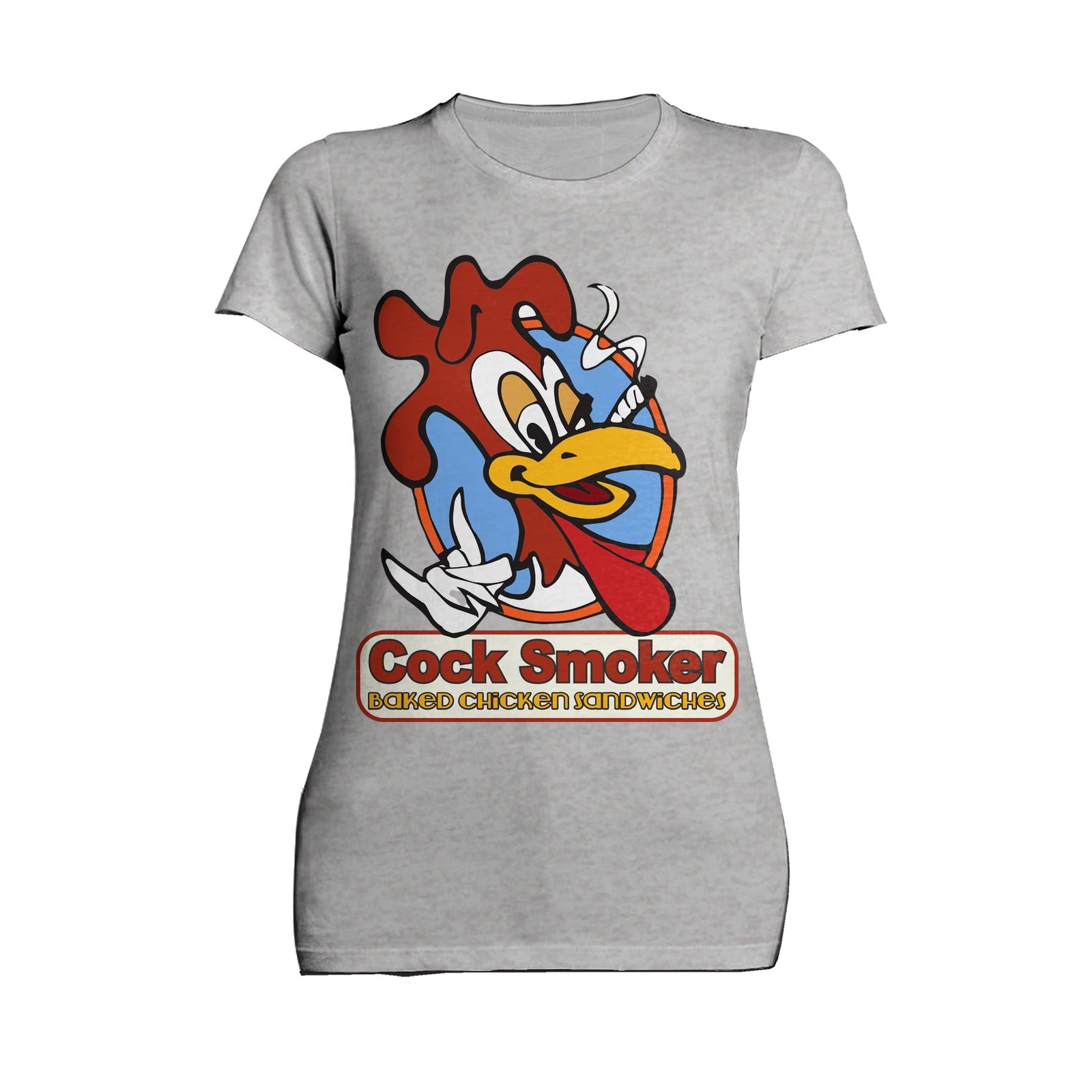 Kevin Smith Jay & Silent Bob Reboot Cock Smoker Baked Chicken  Sandwiches Logo Official Women's T-Shirt