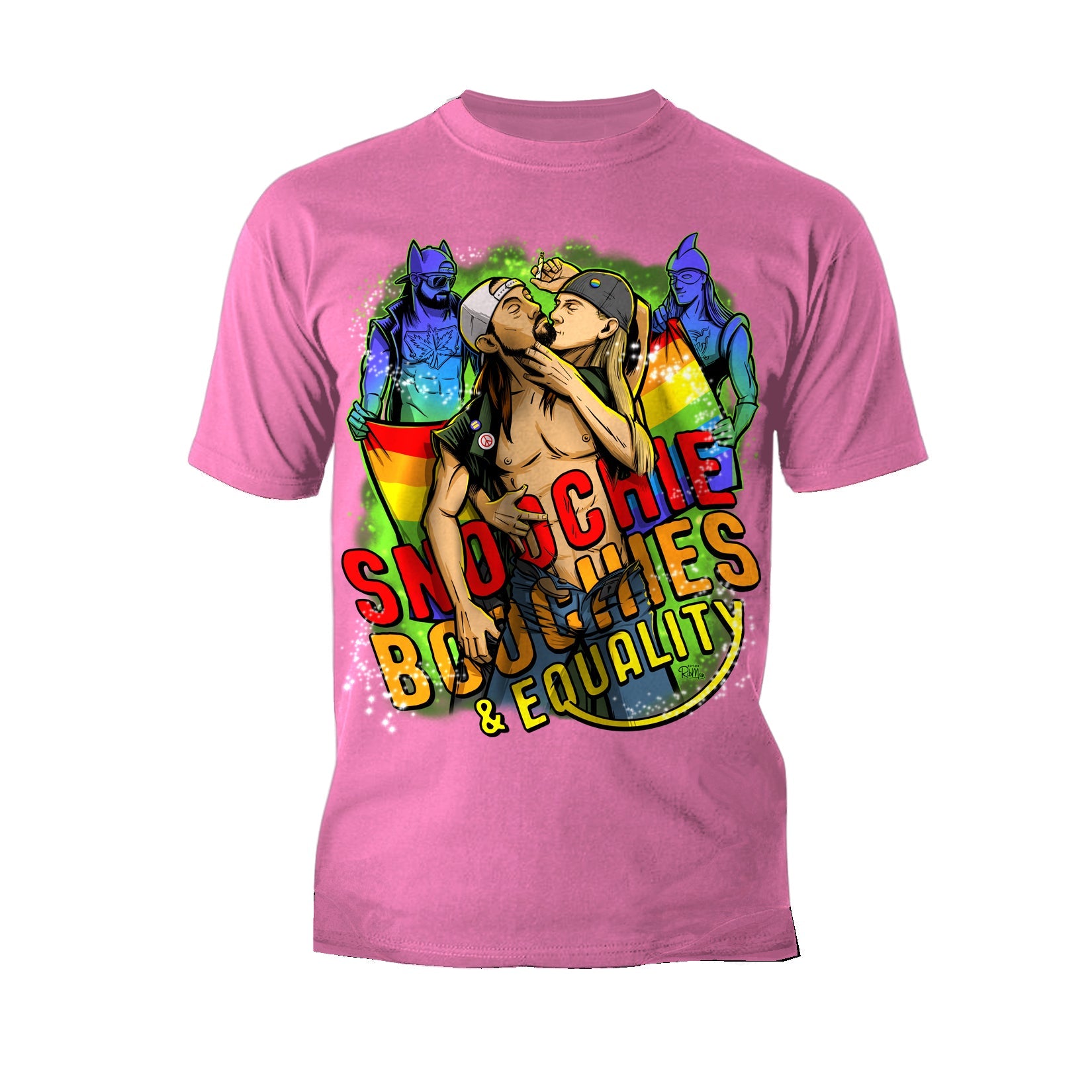 Kevin Smith Jay & Silent Bob Reboot LGBTQ Splash Official Men's T-Shirt