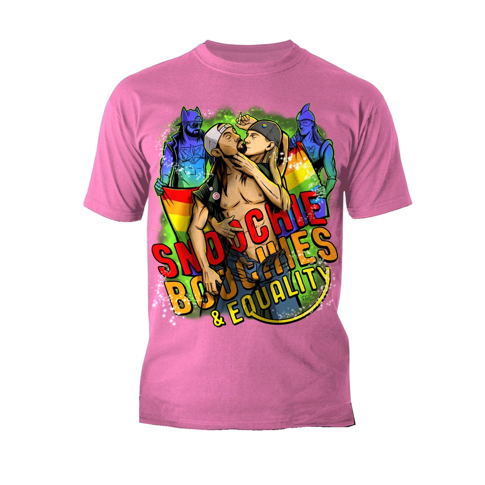 Kevin Smith Jay & Silent Bob Reboot LGBTQ Splash Official Men's T-Shirt