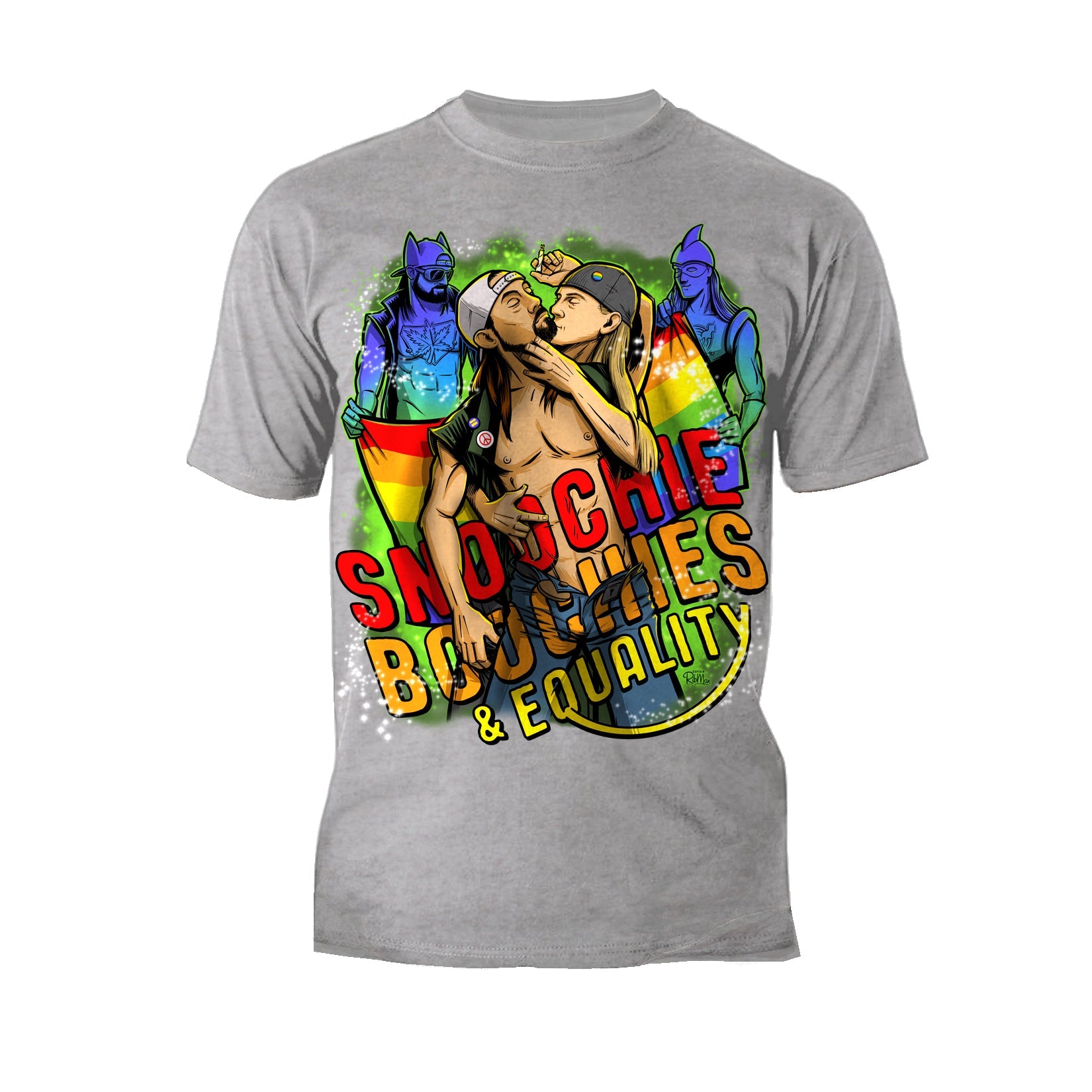Kevin Smith Jay & Silent Bob Reboot LGBTQ Splash Official Men's T-Shirt