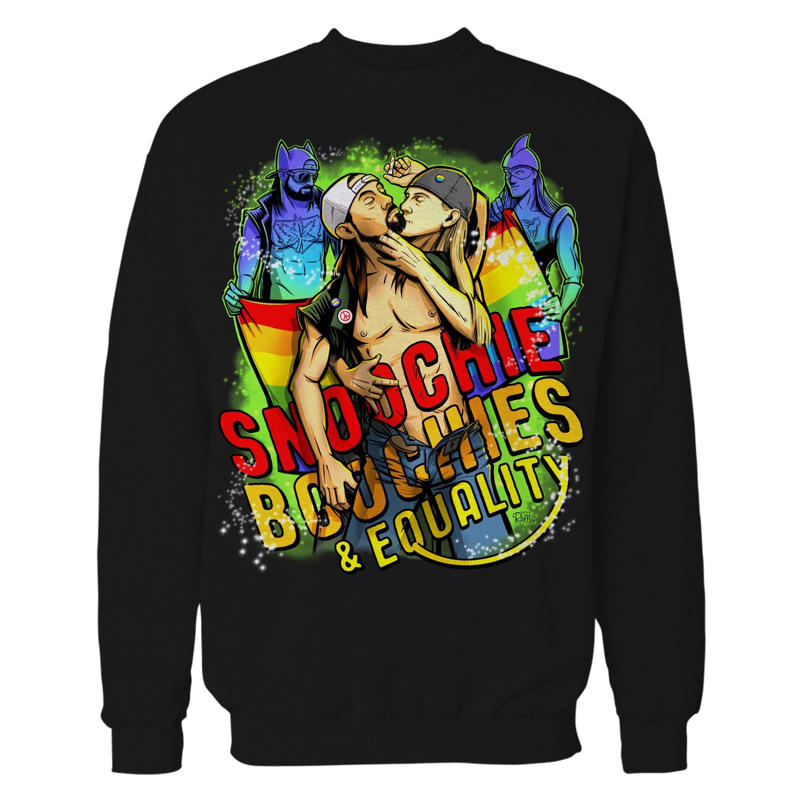 Kevin Smith Jay & Silent Bob Reboot LGBTQ Splash Official Sweatshirt