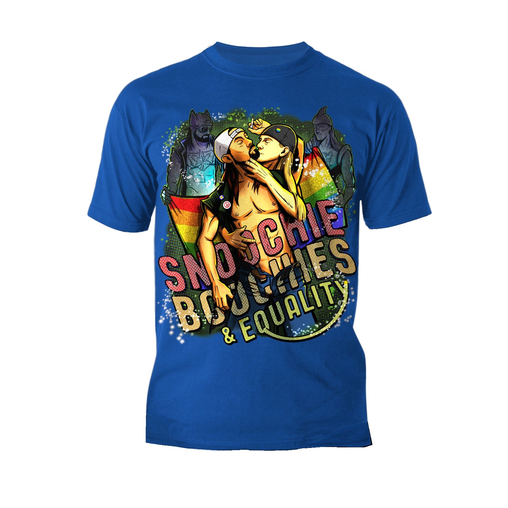 Kevin Smith Jay & Silent Bob Reboot LGBTQ Splash LDN Edition Official Men's T-Shirt