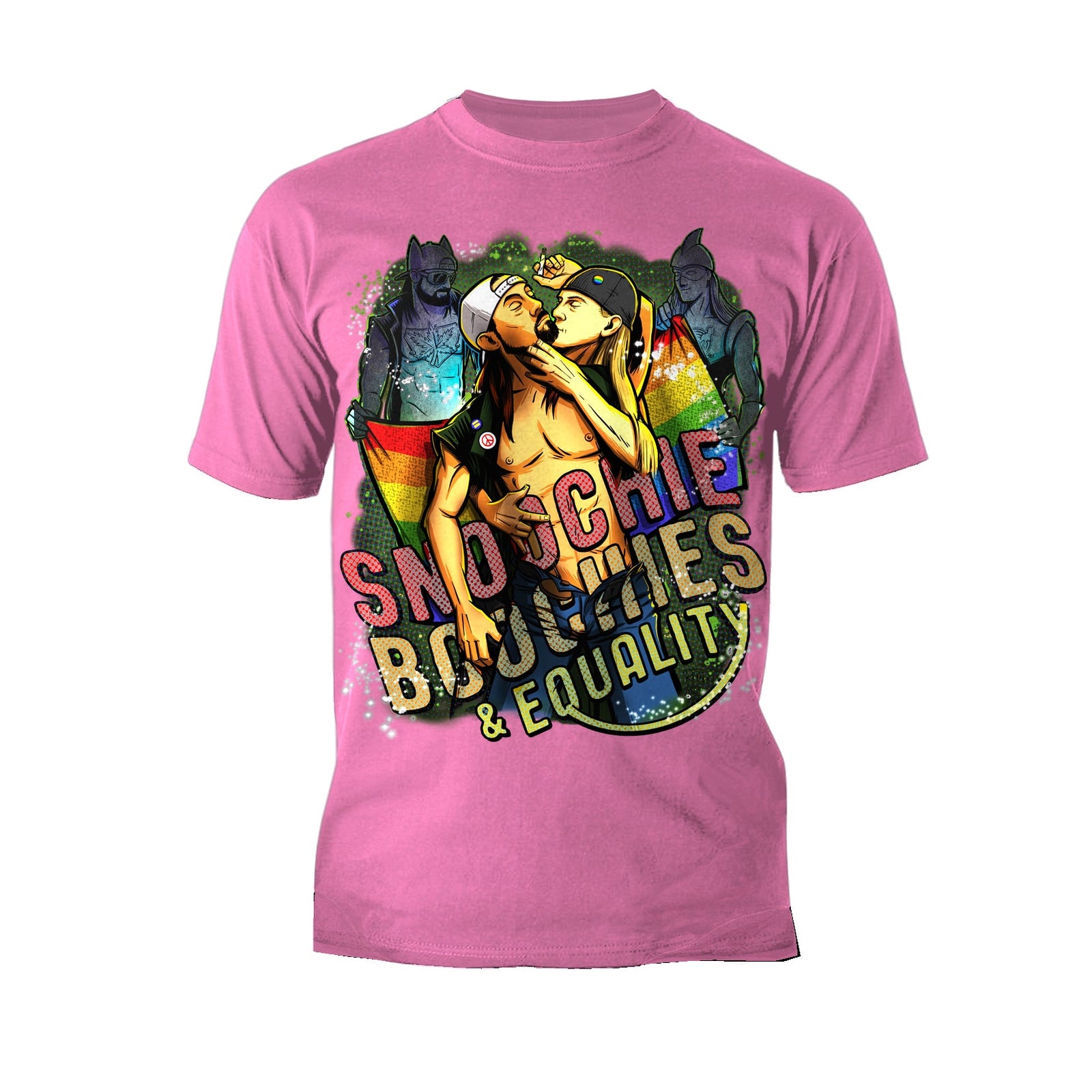 Kevin Smith Jay & Silent Bob Reboot LGBTQ Splash LDN Edition Official Men's T-Shirt