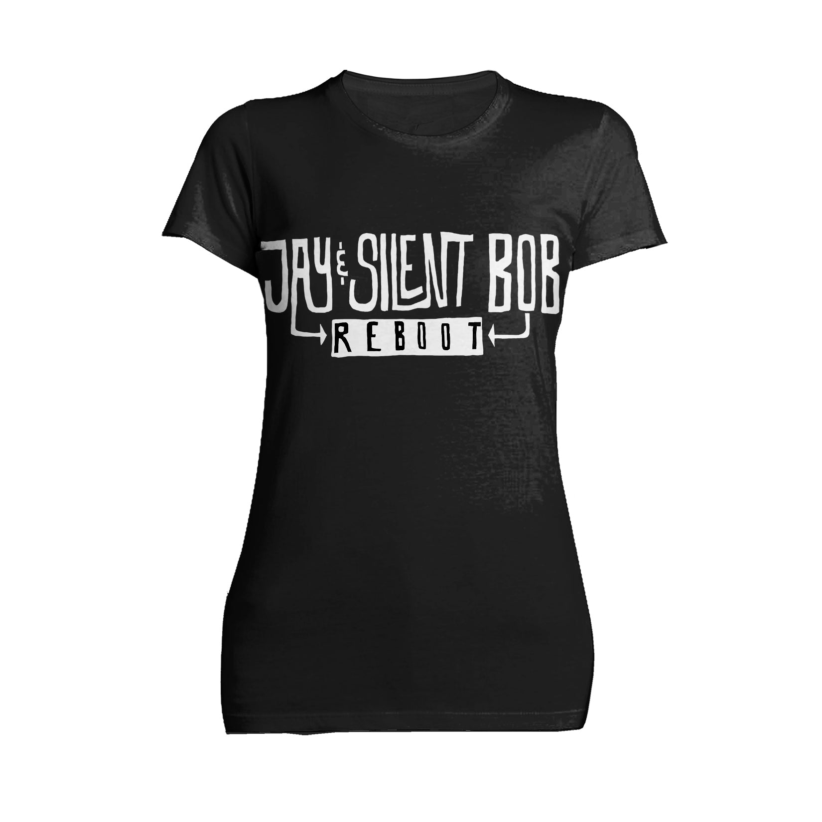 Kevin Smith Jay & Silent Bob Reboot Movie Logo Official Women's T-Shirt
