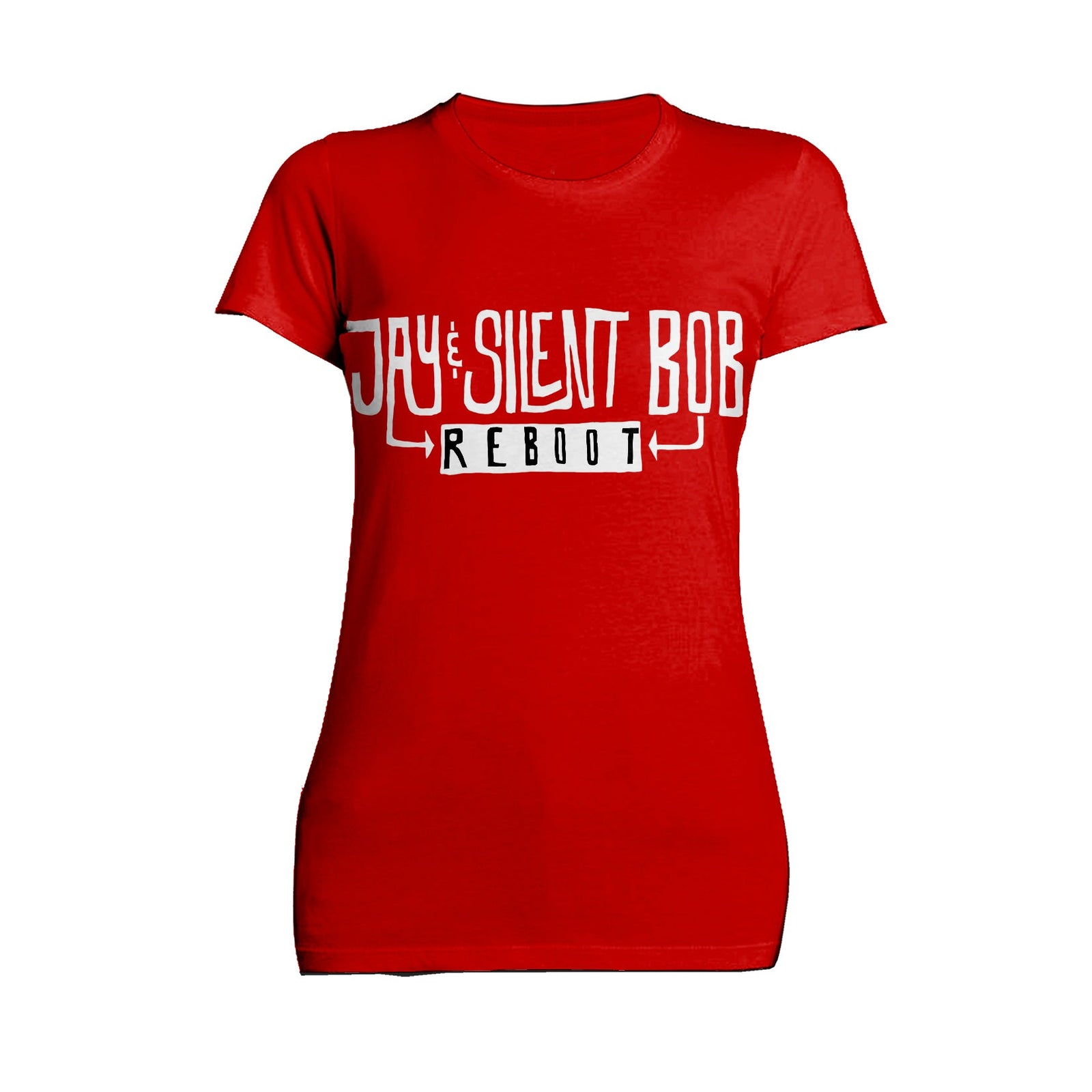 Kevin Smith Jay & Silent Bob Reboot Movie Logo Official Women's T-Shirt