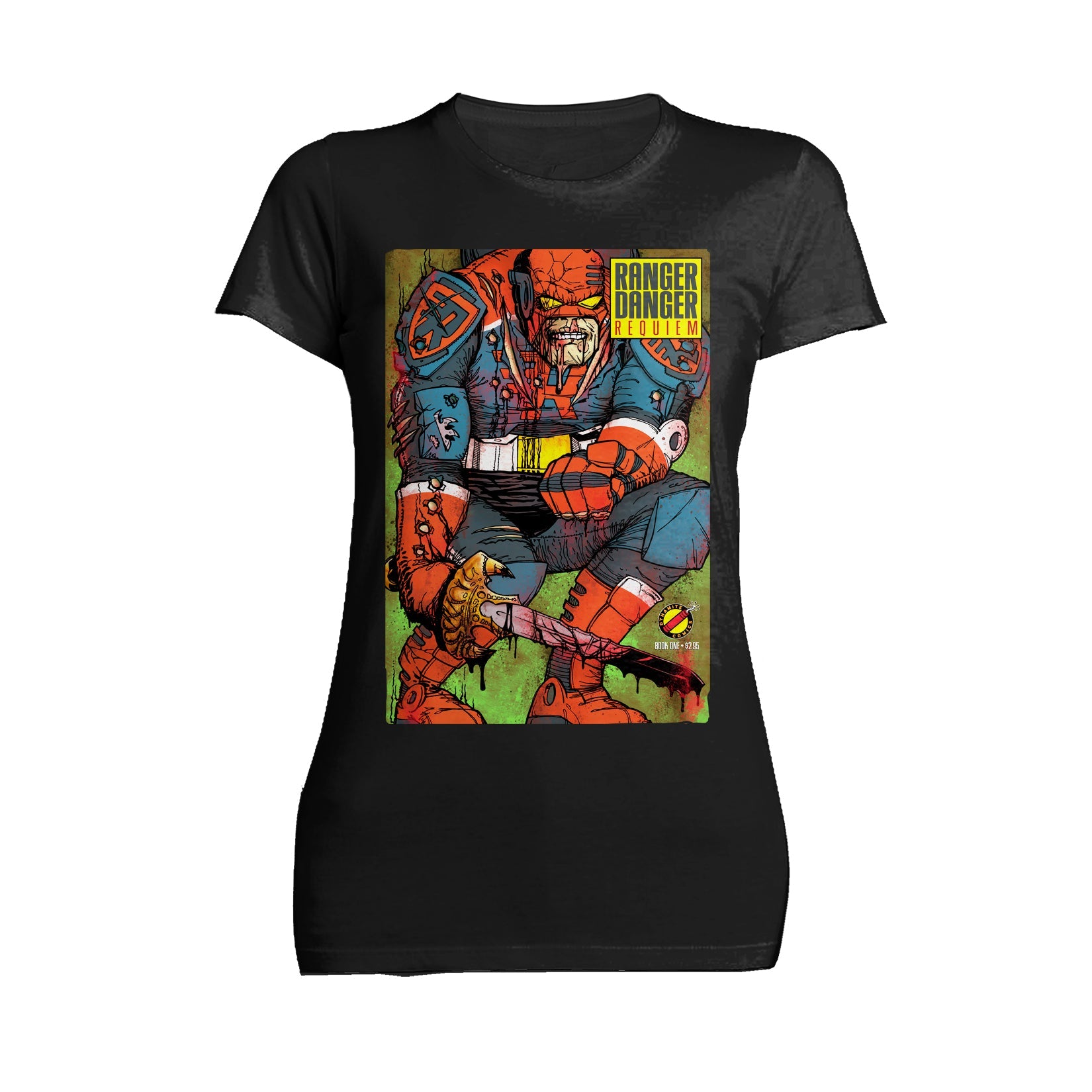 Kevin Smith Jay & Silent Bob Reboot Ranger Danger Requiem Comic Official Women's T-Shirt