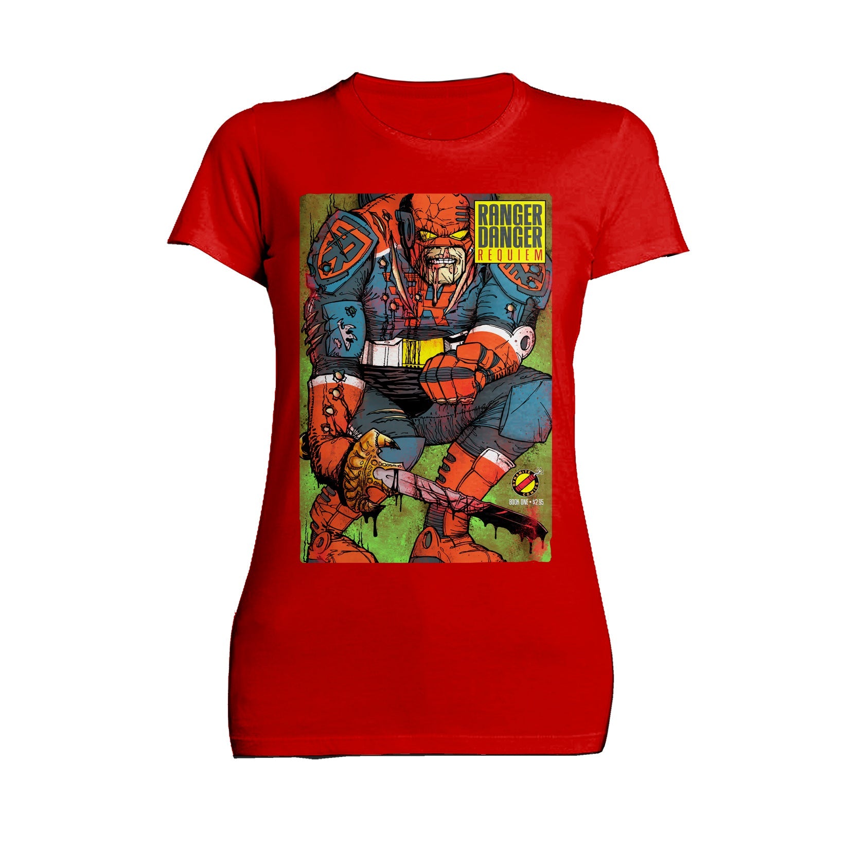 Kevin Smith Jay & Silent Bob Reboot Ranger Danger Requiem Comic Official Women's T-Shirt