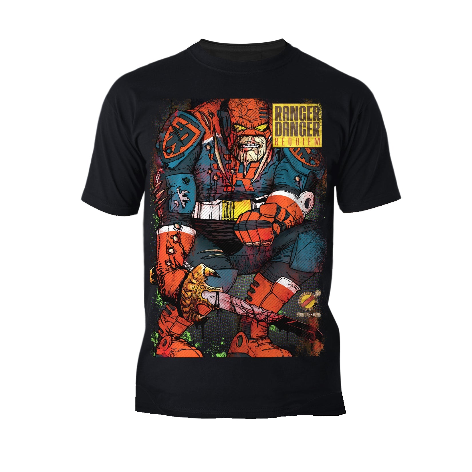 Kevin Smith Jay & Silent Bob Reboot Ranger Danger Requiem Comic LDN Variant Official Men's T-Shirt