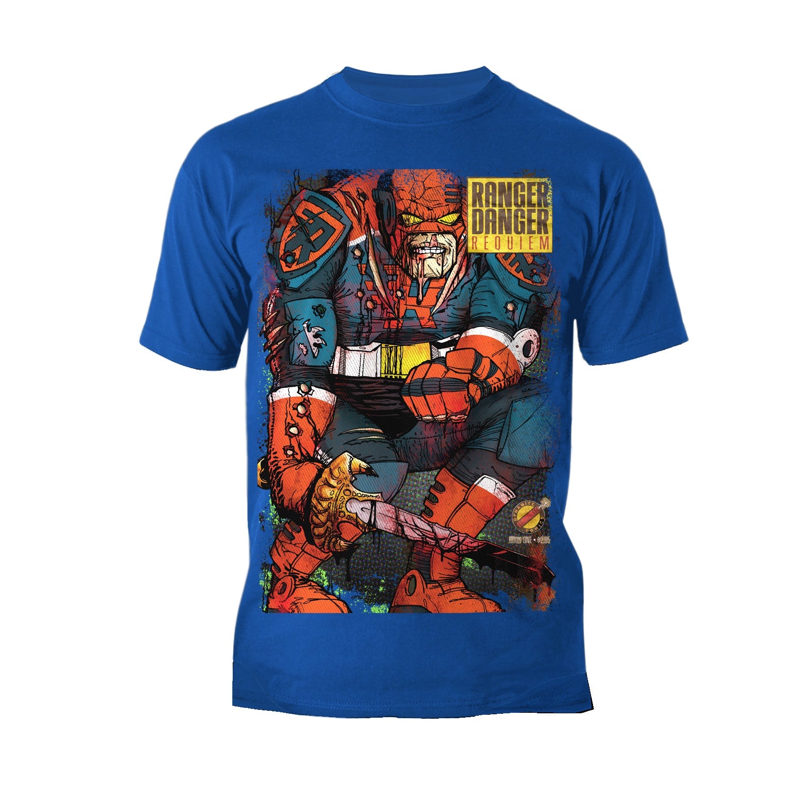 Kevin Smith Jay & Silent Bob Reboot Ranger Danger Requiem Comic LDN Variant Official Men's T-Shirt