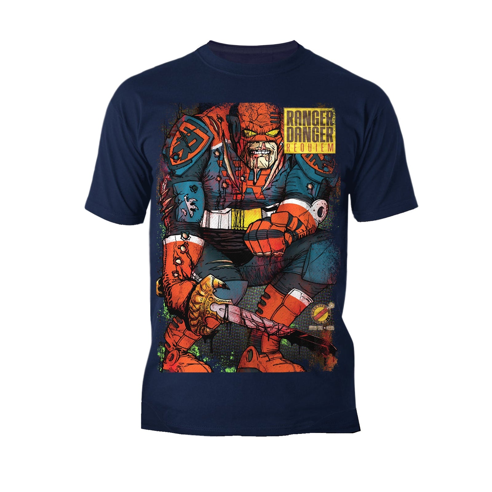Kevin Smith Jay & Silent Bob Reboot Ranger Danger Requiem Comic LDN Variant Official Men's T-Shirt