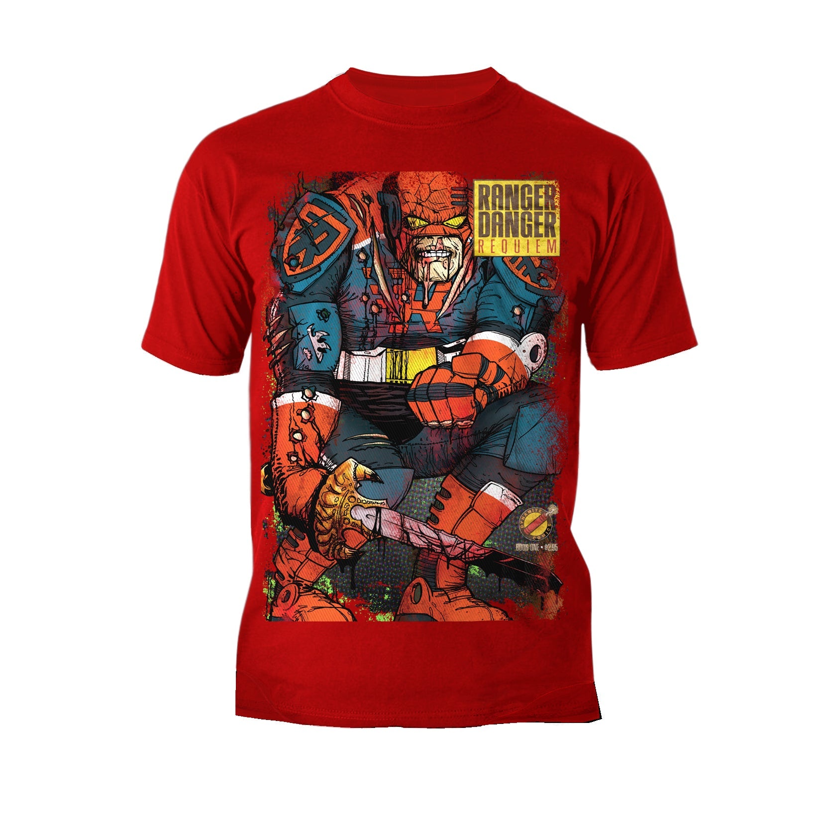 Kevin Smith Jay & Silent Bob Reboot Ranger Danger Requiem Comic LDN Variant Official Men's T-Shirt