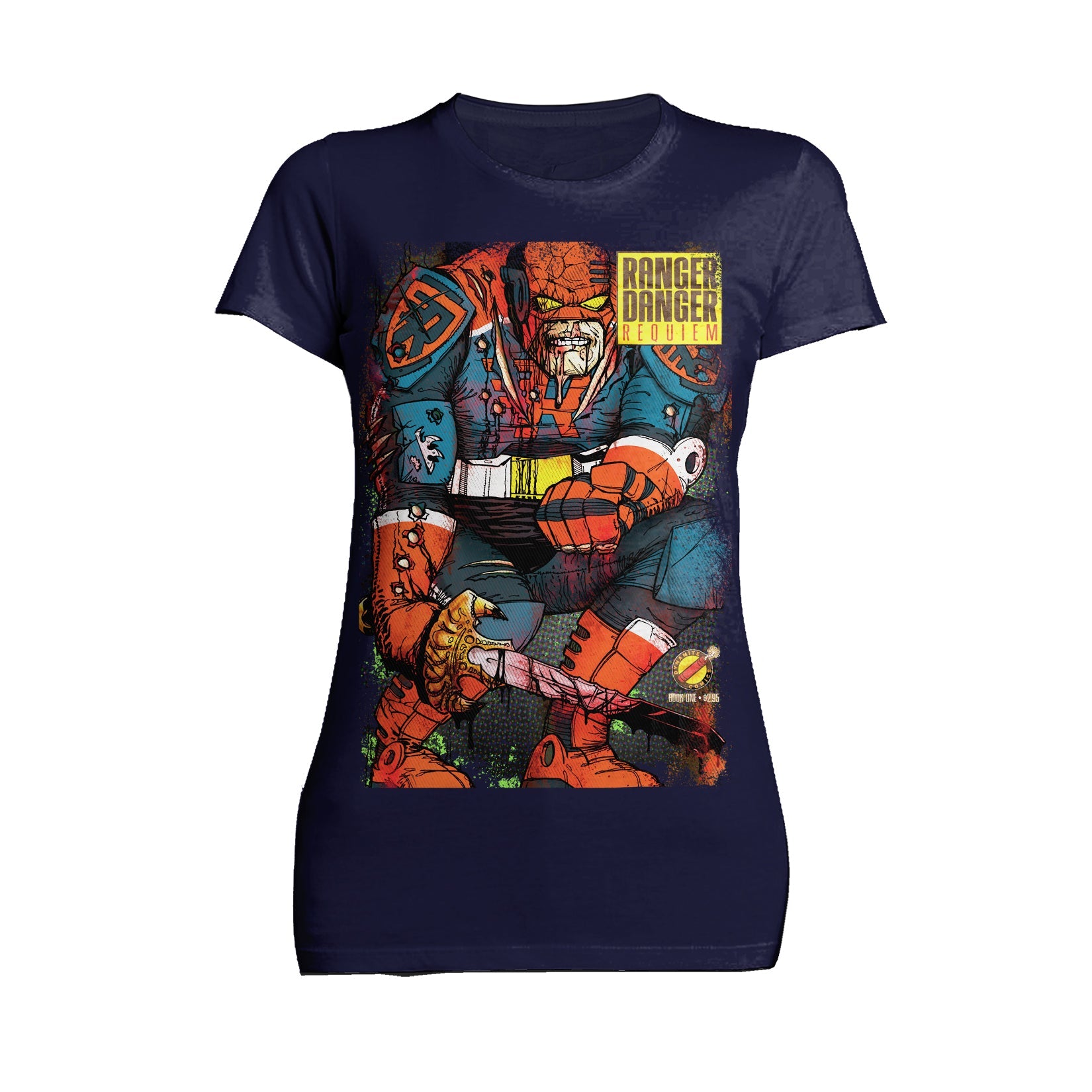 Kevin Smith Jay & Silent Bob Reboot Ranger Danger Requiem Comic LDN Variant Official Women's T-Shirt