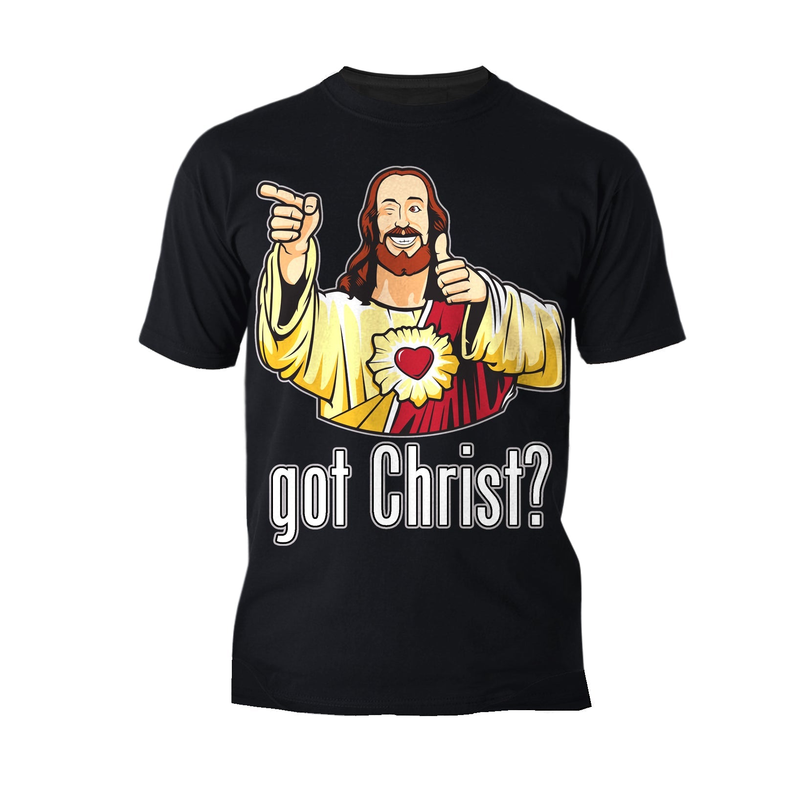 Kevin Smith View Askewniverse Buddy Christ Got Finger Guns Classic Official Men's T-Shirt