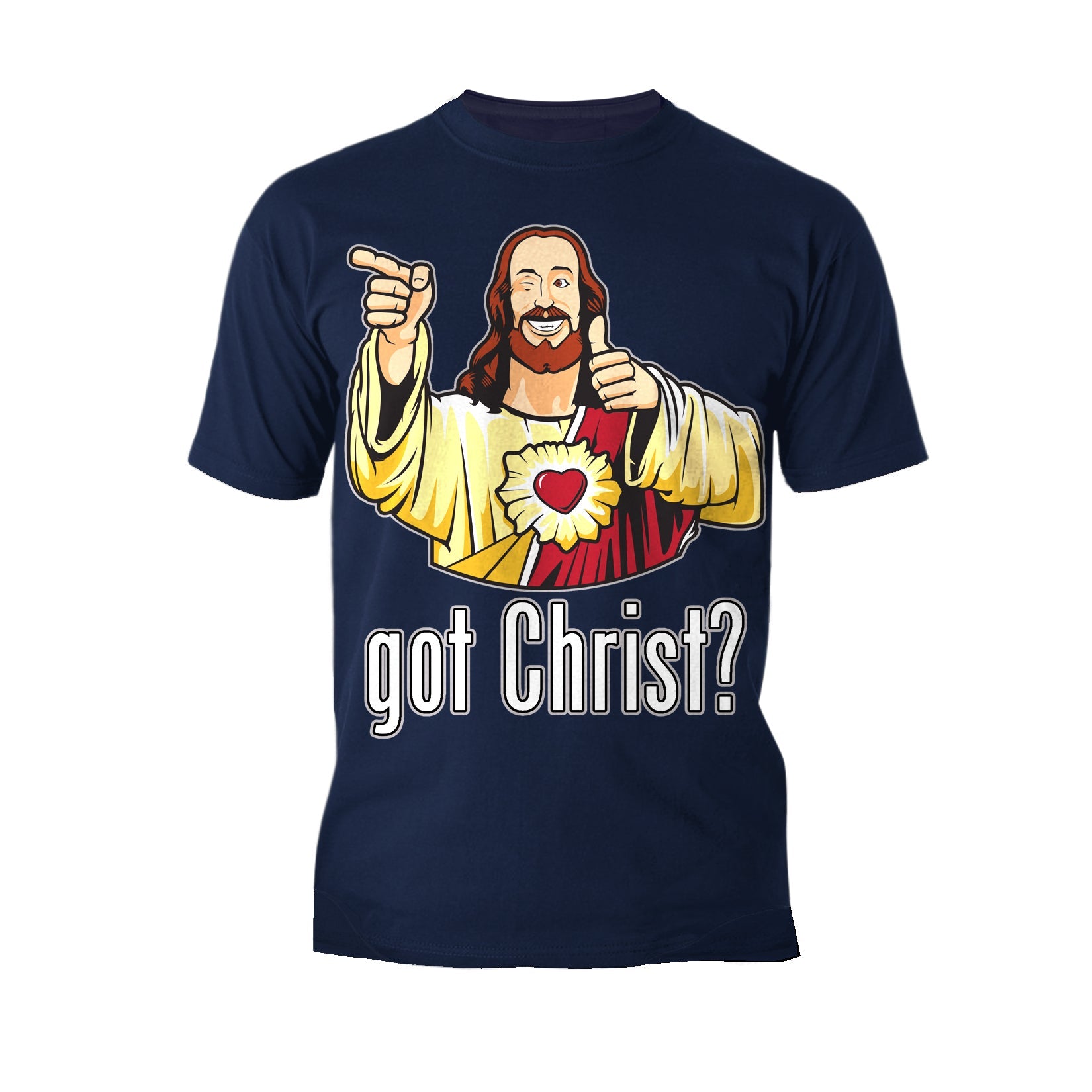 Kevin Smith View Askewniverse Buddy Christ Got Finger Guns Classic Official Men's T-Shirt